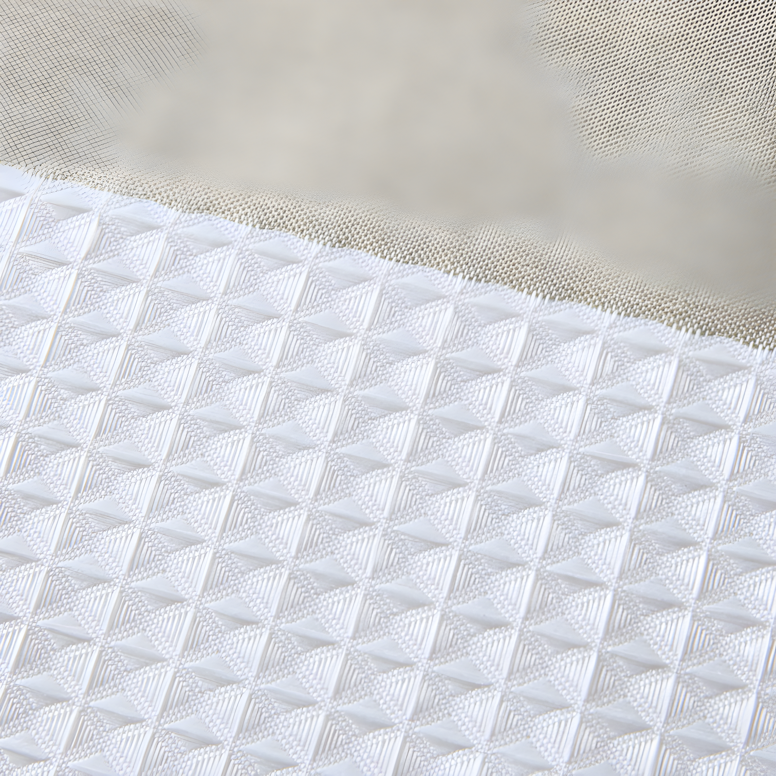 Spa Waffle Shower Curtain with 3M Treatment