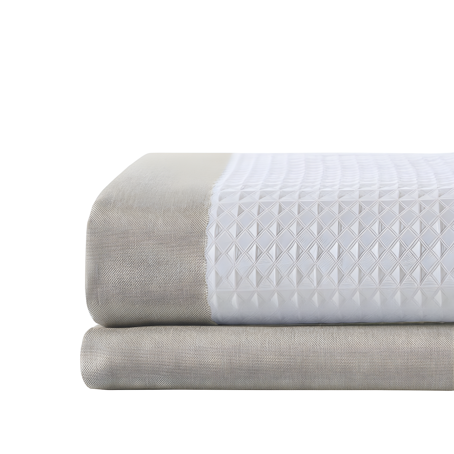 Spa Waffle Shower Curtain with 3M Treatment