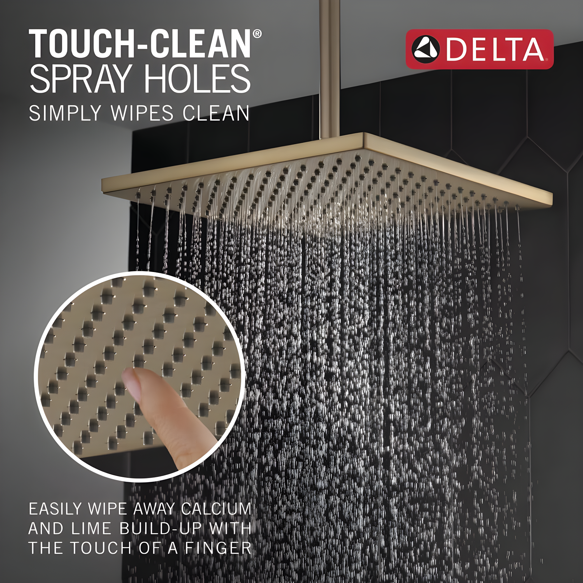 Delta Rain Adjustable Shower Head