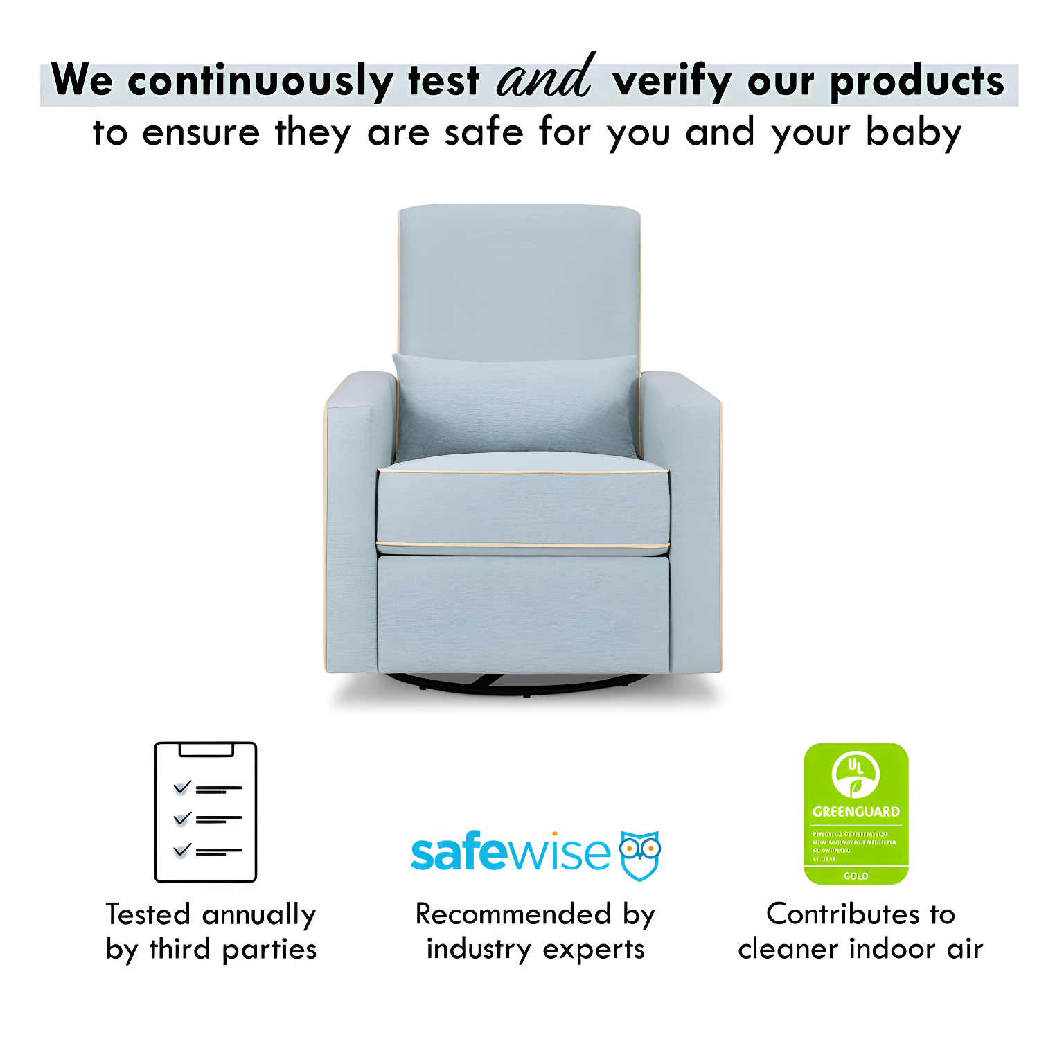 Piper Swivel Reclining Glider