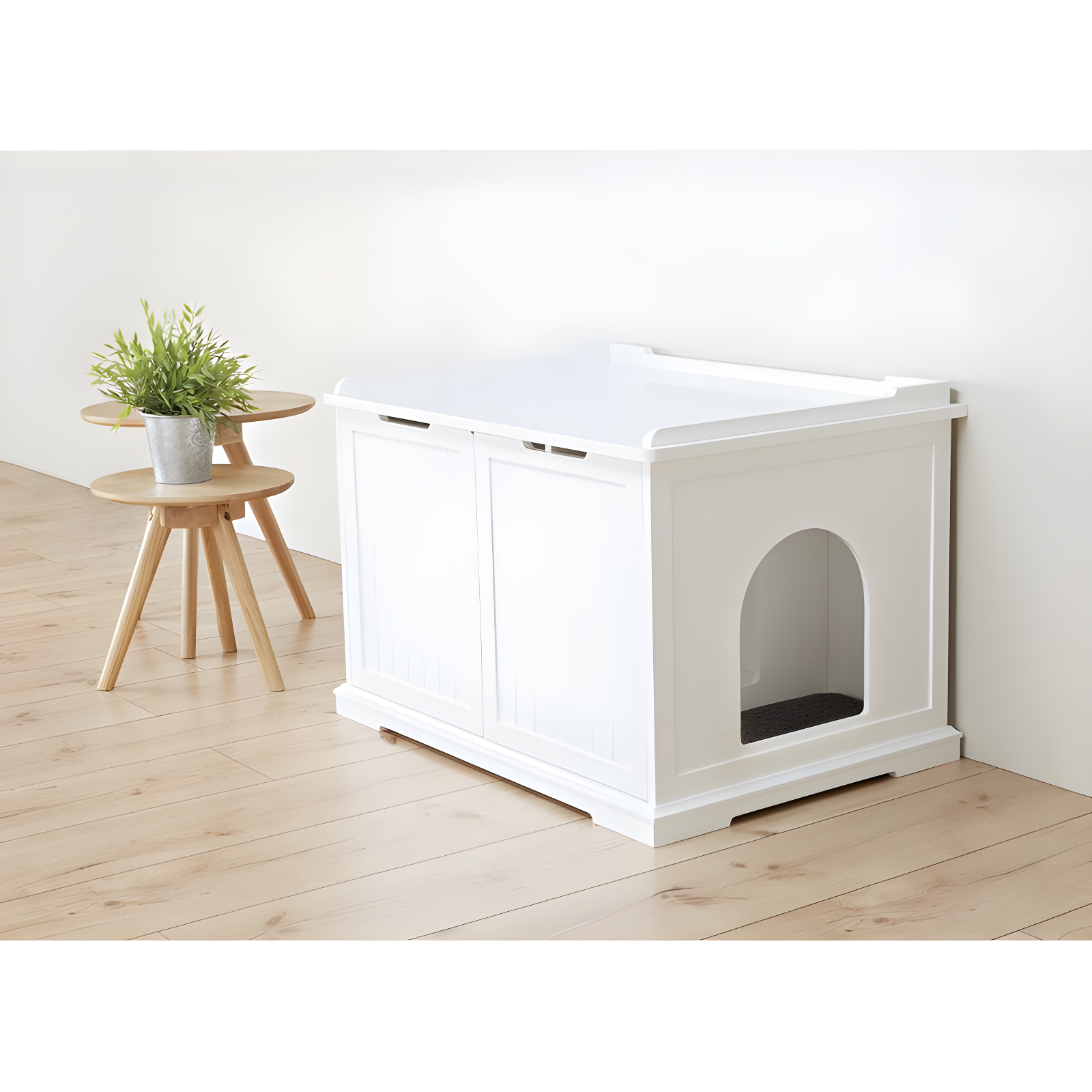 TRIXIE TRIXIE XL Furniture Style Litter Box Enclosure and Pet Home, Hidden Cat Litter Box