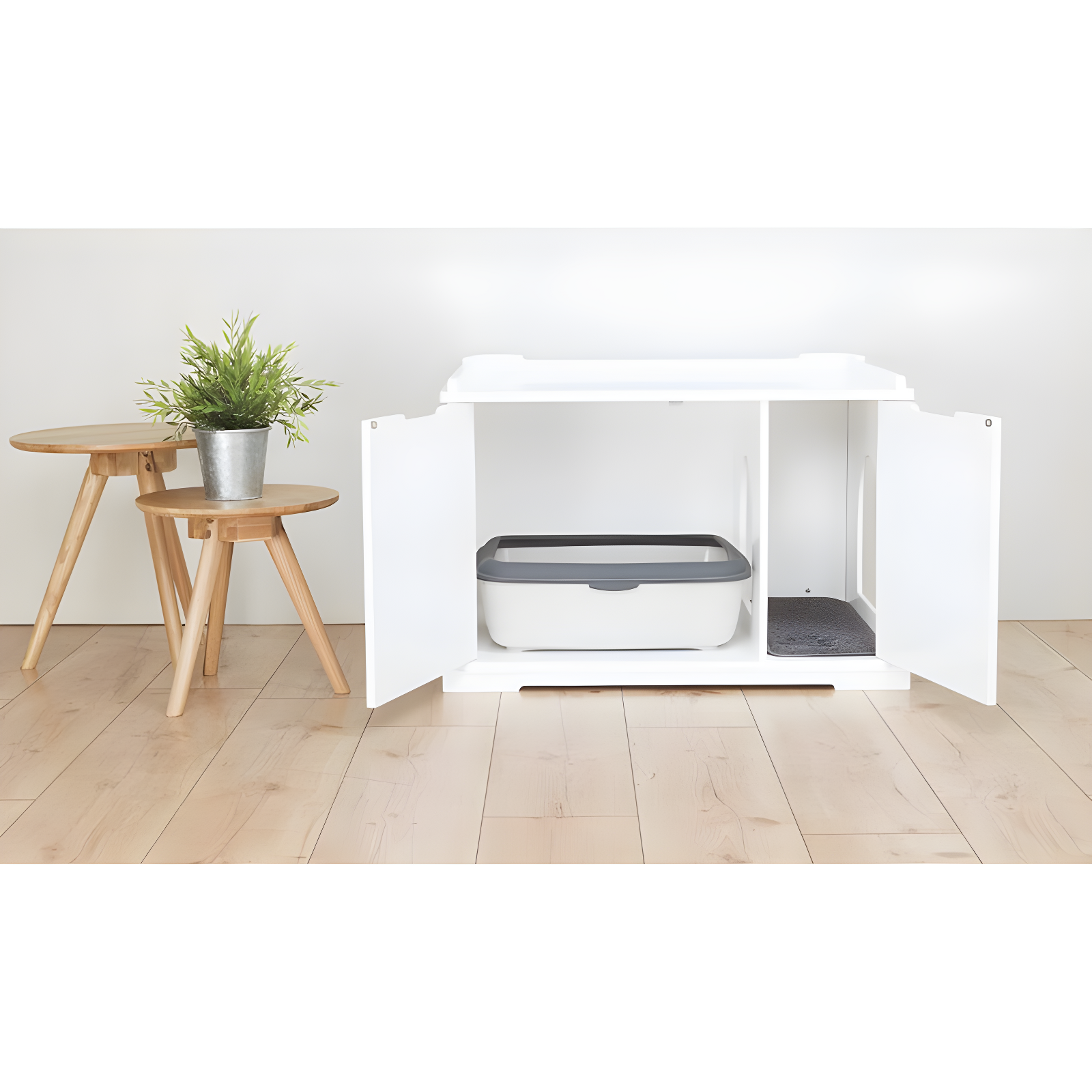 TRIXIE TRIXIE XL Furniture Style Litter Box Enclosure and Pet Home, Hidden Cat Litter Box