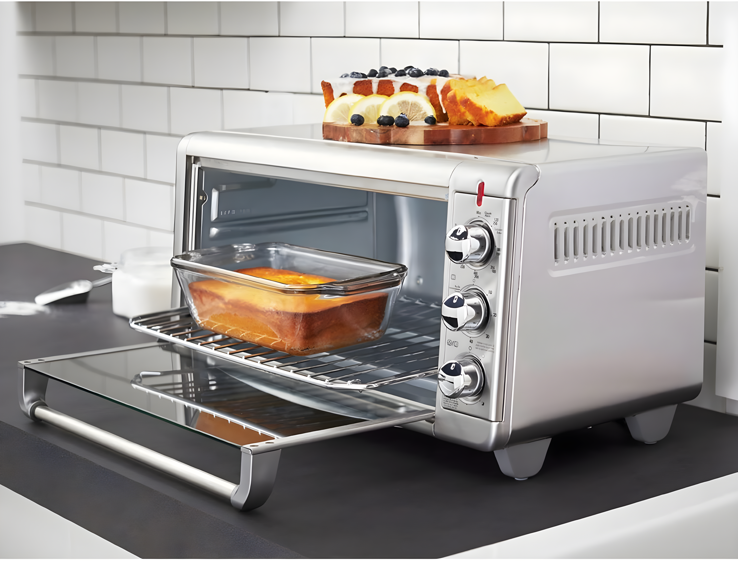 BLACK+DECKER BLACK+DECKER Crisp 'N Bake Air Fry Toaster Oven, 8-Slice, 5 Cooking Functions, 60 Minute Timer, Stainless Steel
