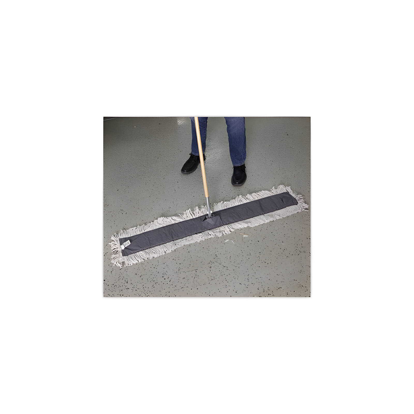 Boardwalk Clip-On Dust Mop Frame, 60w x 5d, Zinc Plated