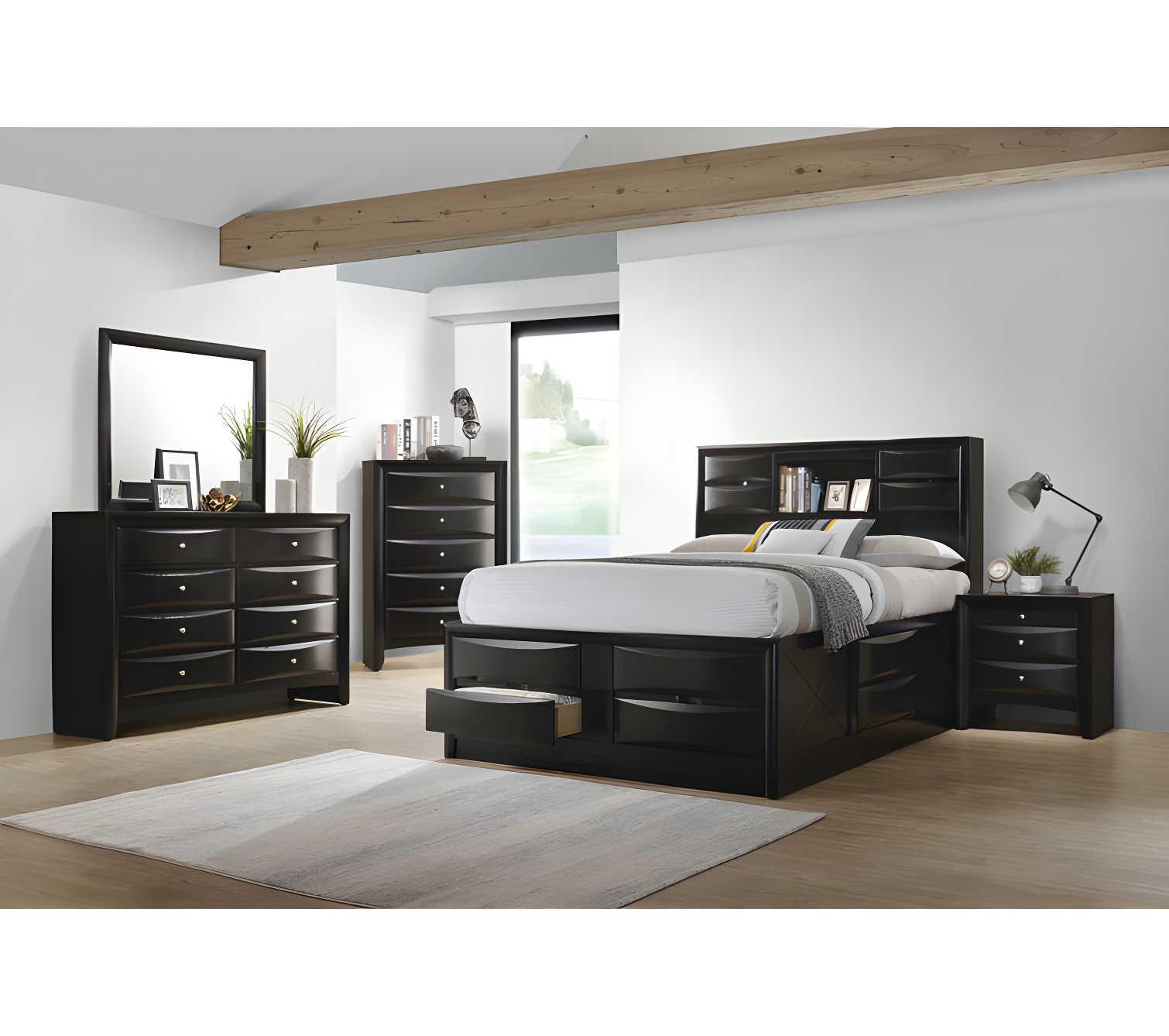 Briana Platform Storage Bed