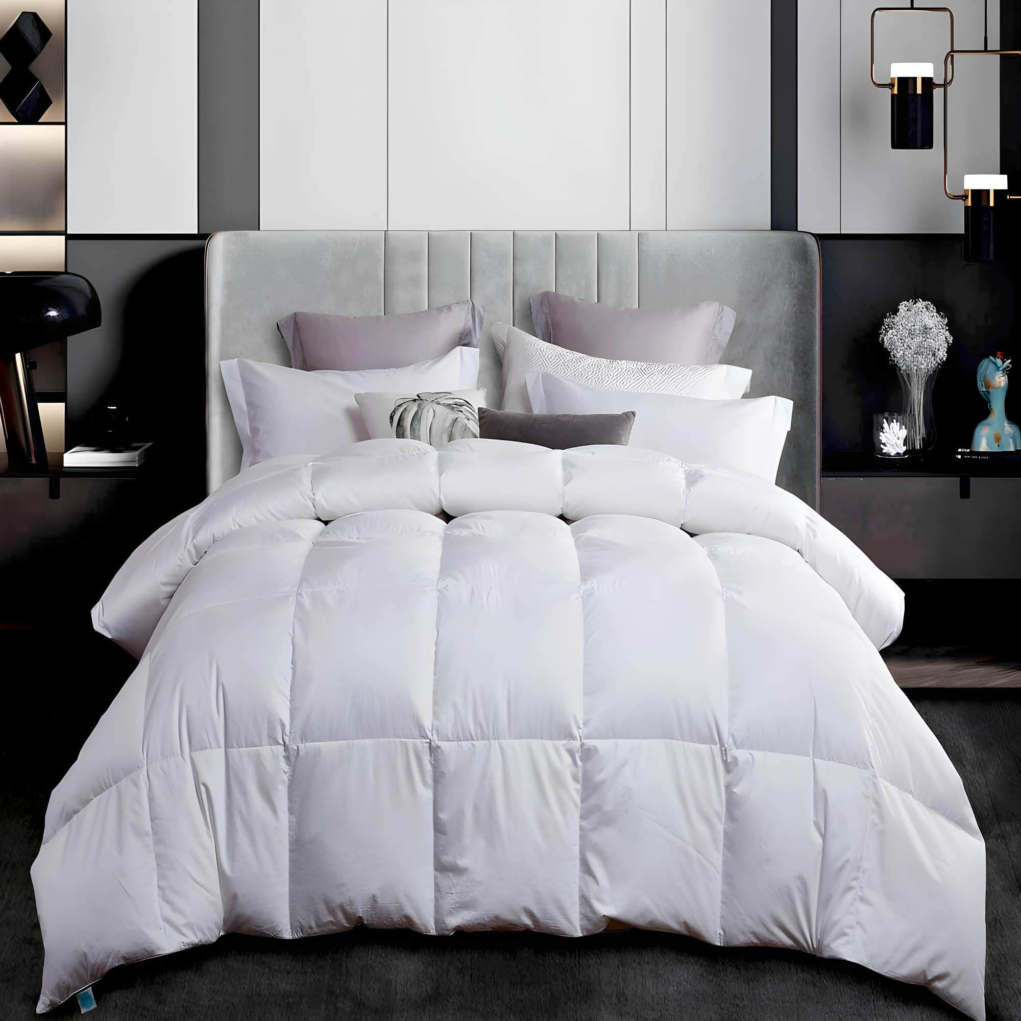 Martha Stewart Martha Stewart Tencel/Cotton Blend Hungarian Goose Down Comforter - All Season