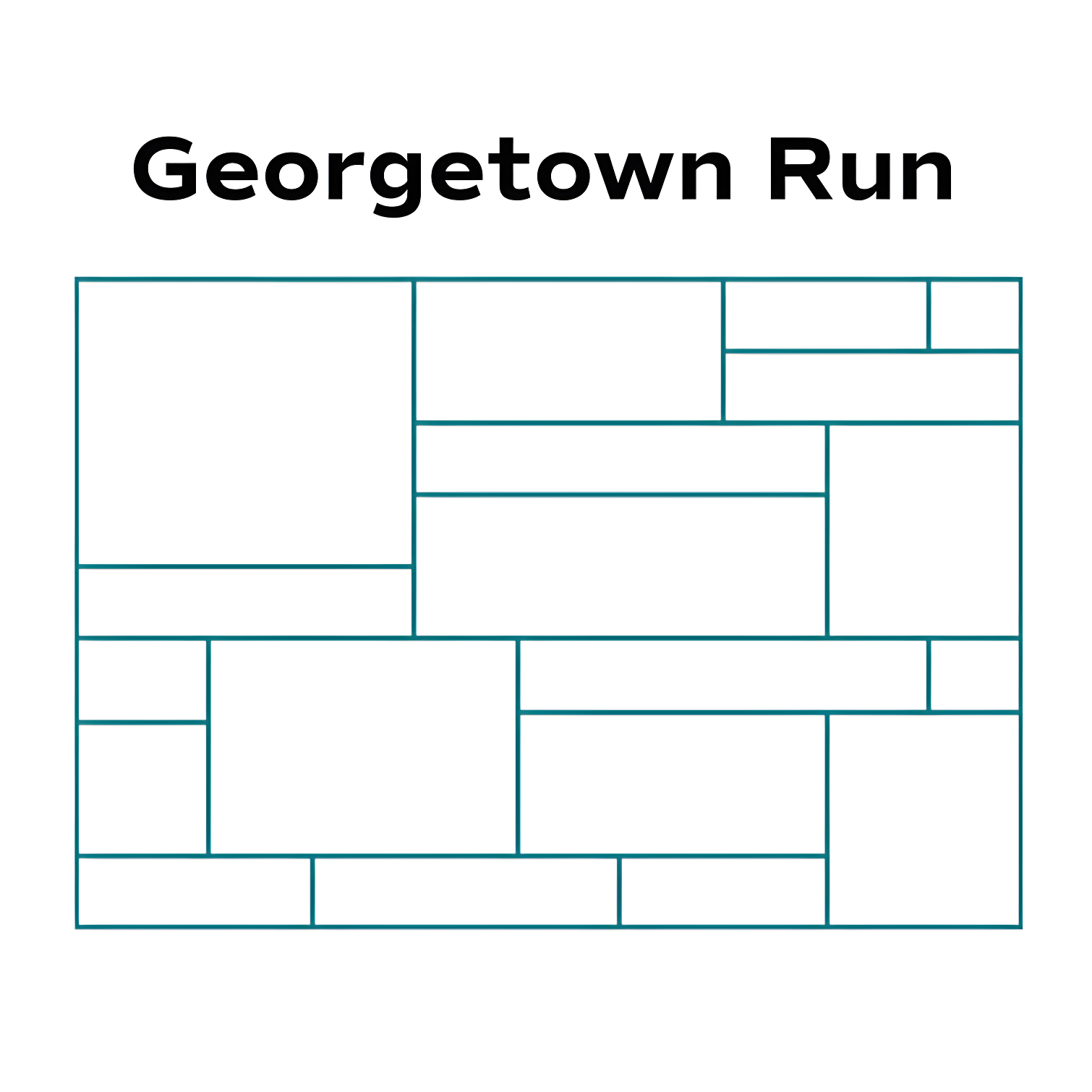 Georgetown Run Flat Faux Stone Non-Rated Wall Paneling Indoor-Outdoor (Random Width + Length, 14.25 sq. ft. per box)