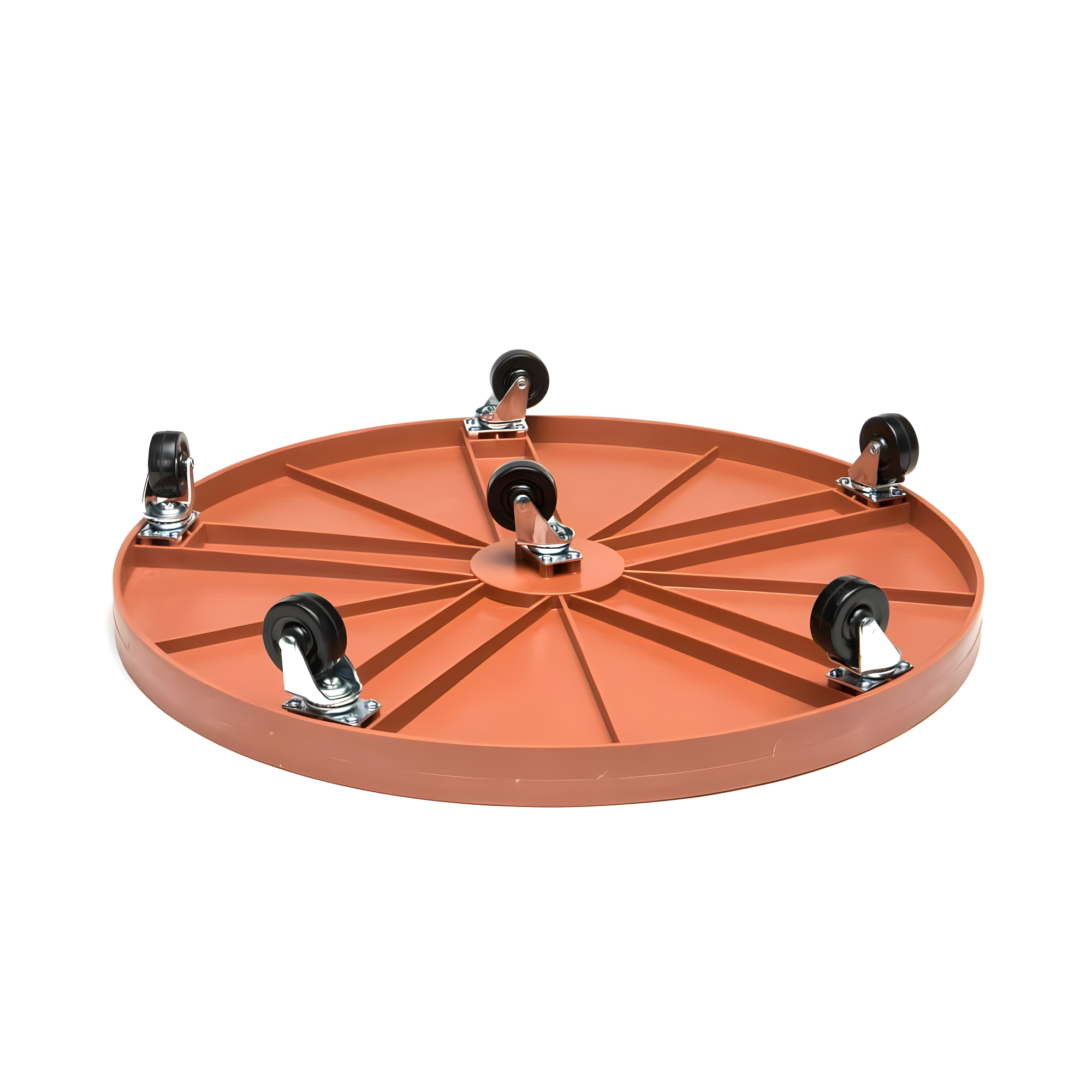DeVault Heavy Duty Plastic Plant Dolly, Terracotta, 24in