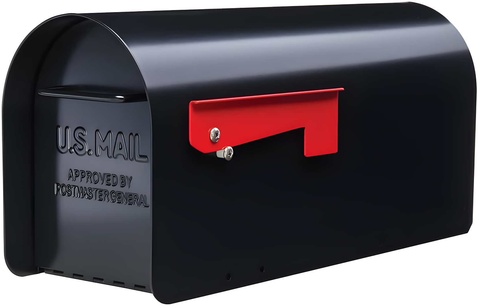 Architectural Mailboxes Ironside Post Mount Mailbox Black