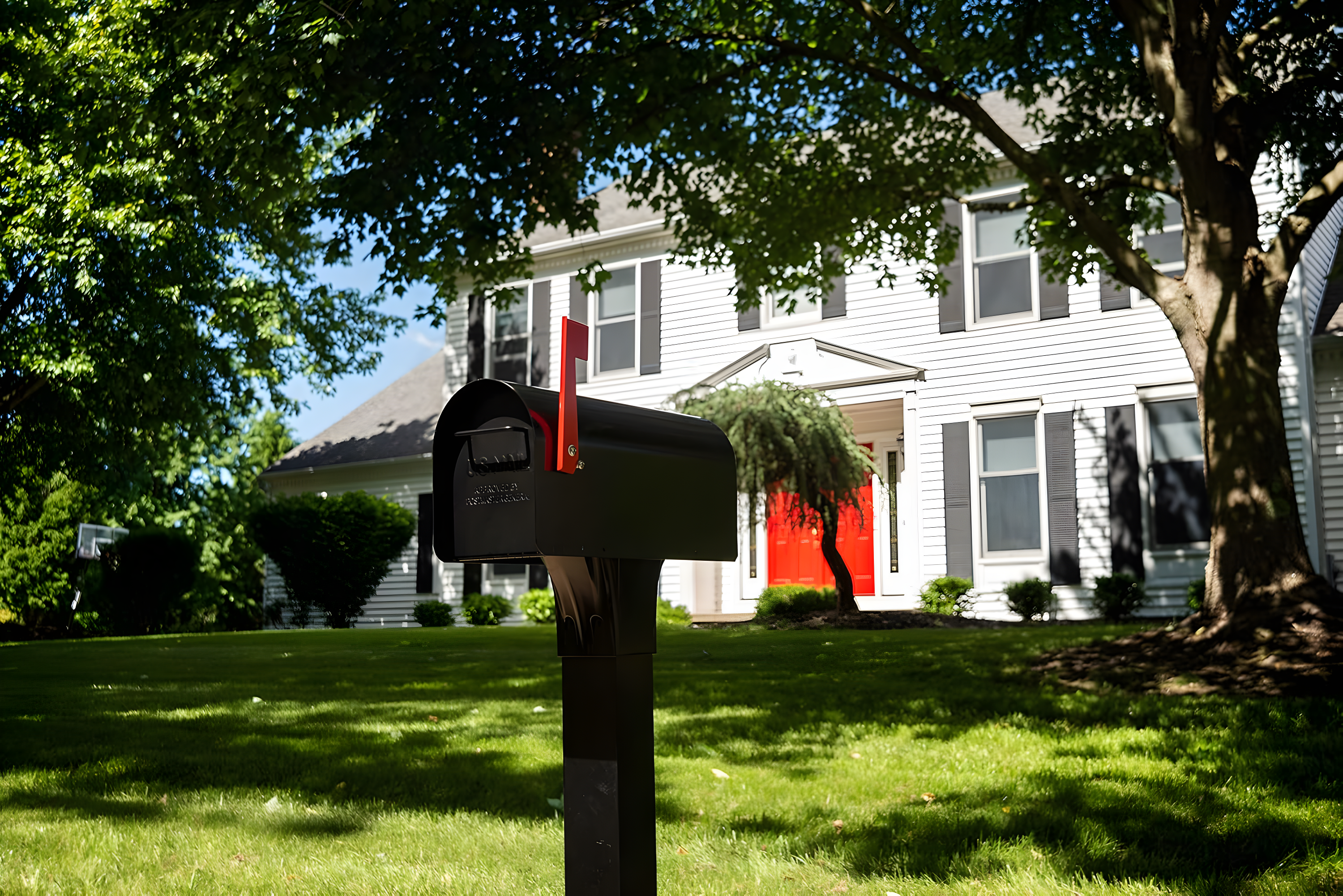 Architectural Mailboxes Ironside Post Mount Mailbox Black