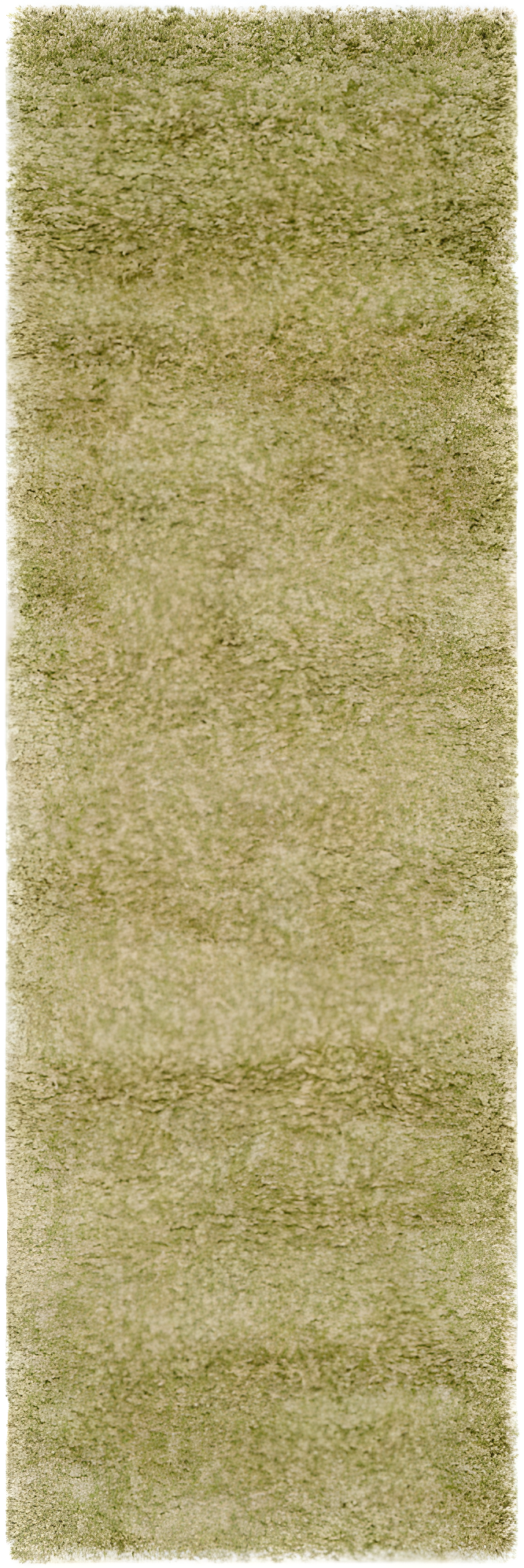 California Shag SG151 Power Loomed Indoor Runner Rug - Green - 2'3"x9' - Safavieh