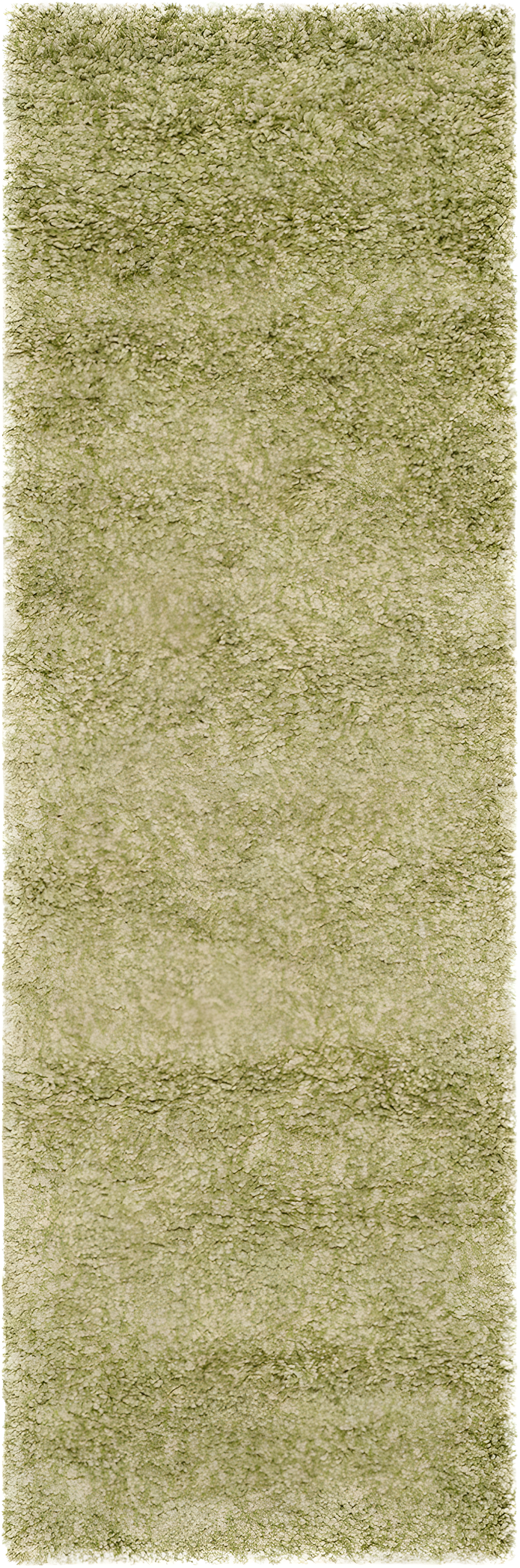 Shag SG151 Power Loomed Indoor Runner Rug - Green - 2'3"x9' - Safavieh.