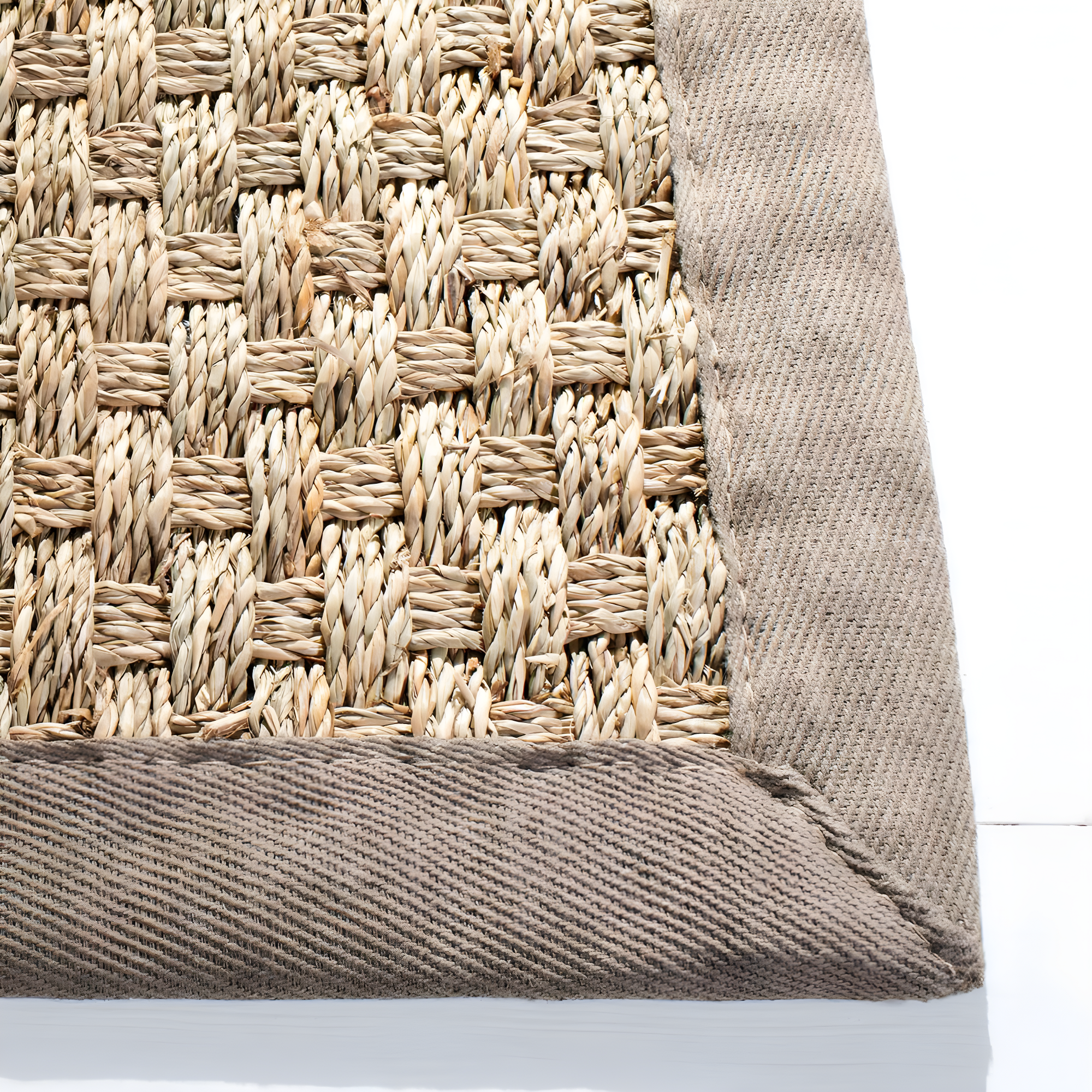 Natural Fiber NF114 Power Loomed Indoor Area Rug - Natural/Grey - 7'x7' - Safavieh.