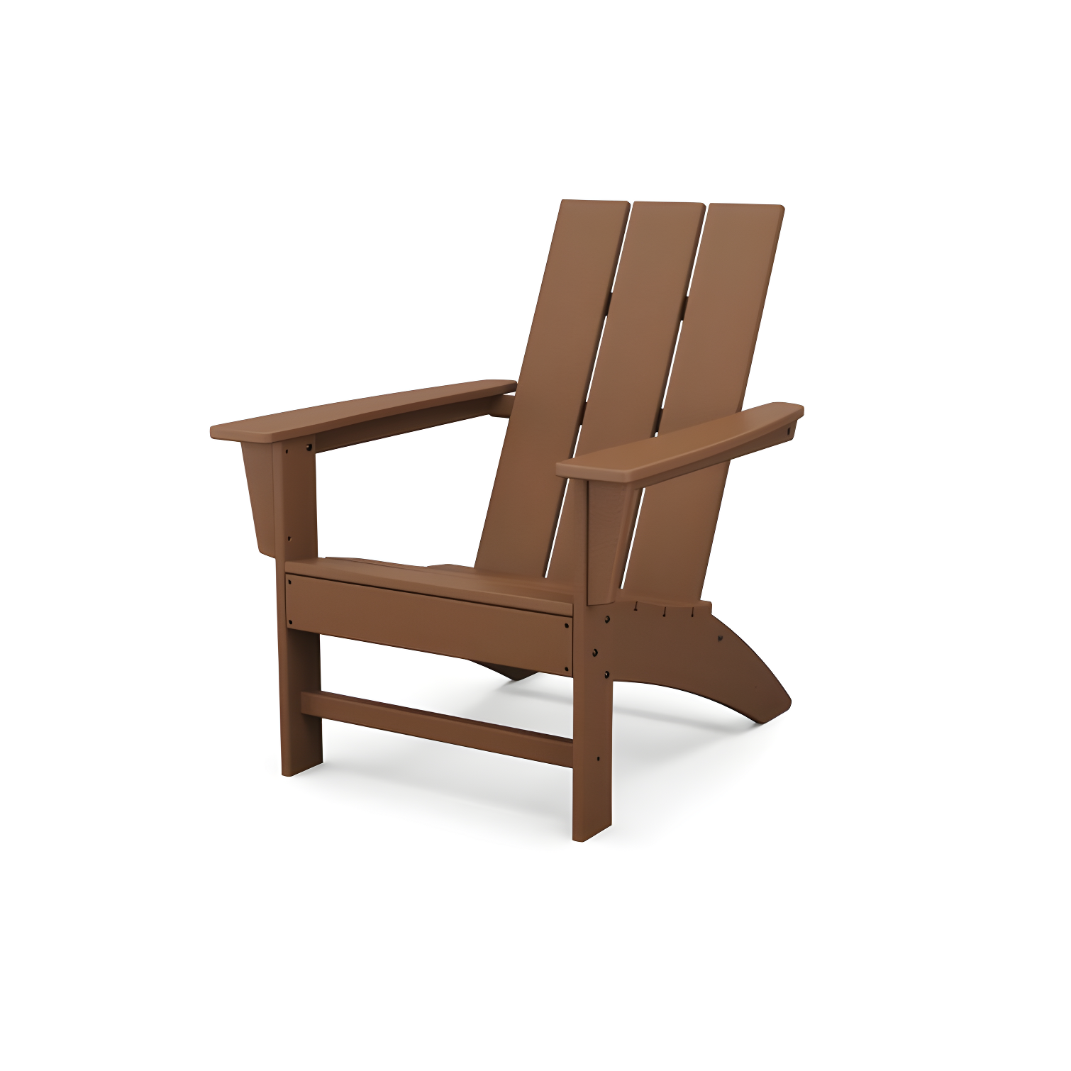 Modern Adirondack High-Density Polyethylene (HDPE) Outdoor Adirondack Chair