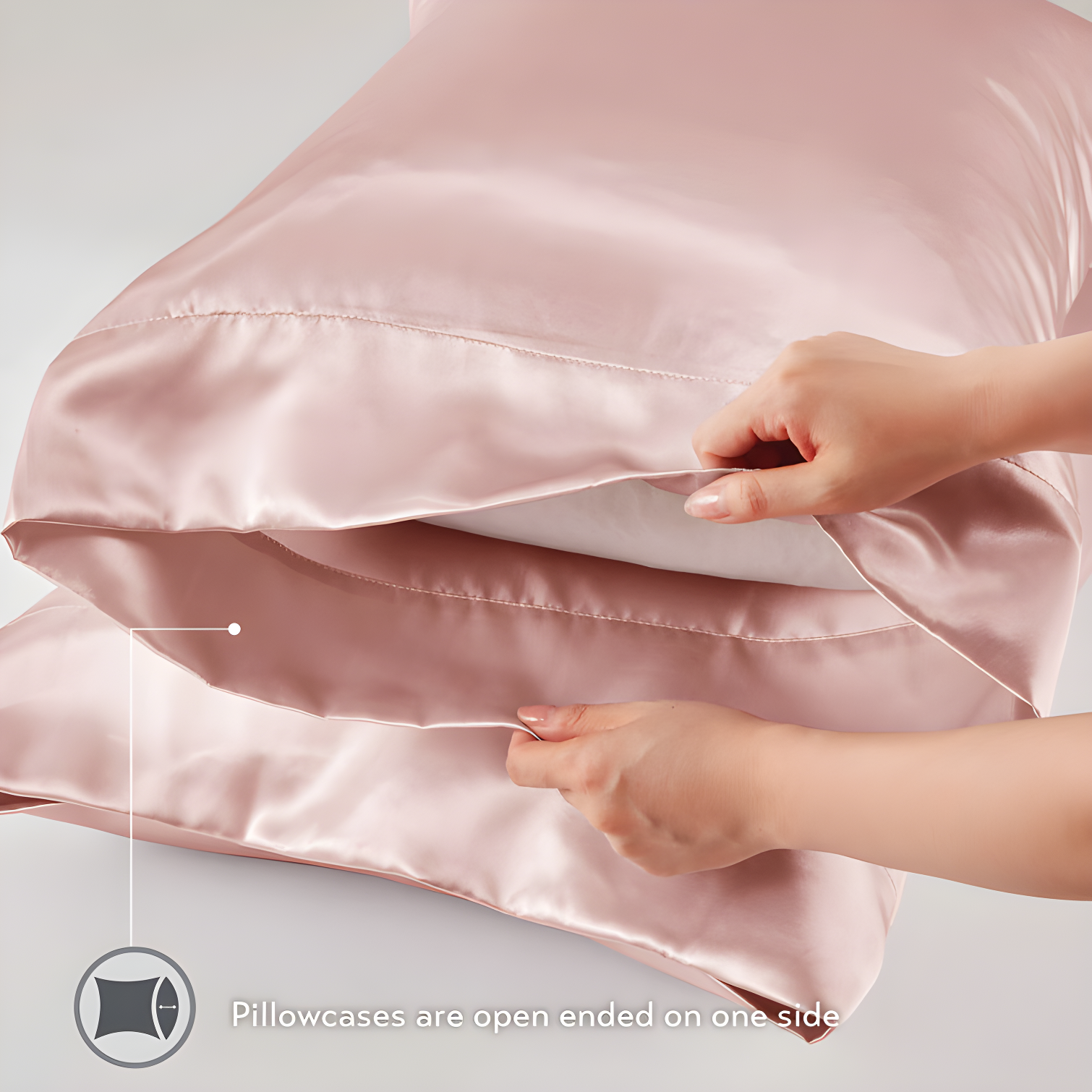 Satin Luxury 2PC Pillowcases (Set of 2)