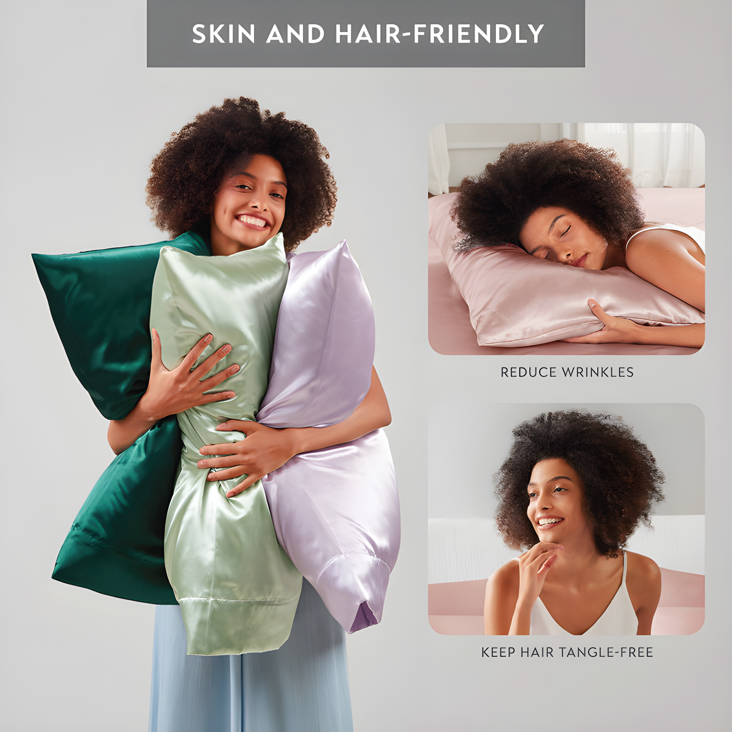 Satin Luxury 2PC Pillowcases (Set of 2)