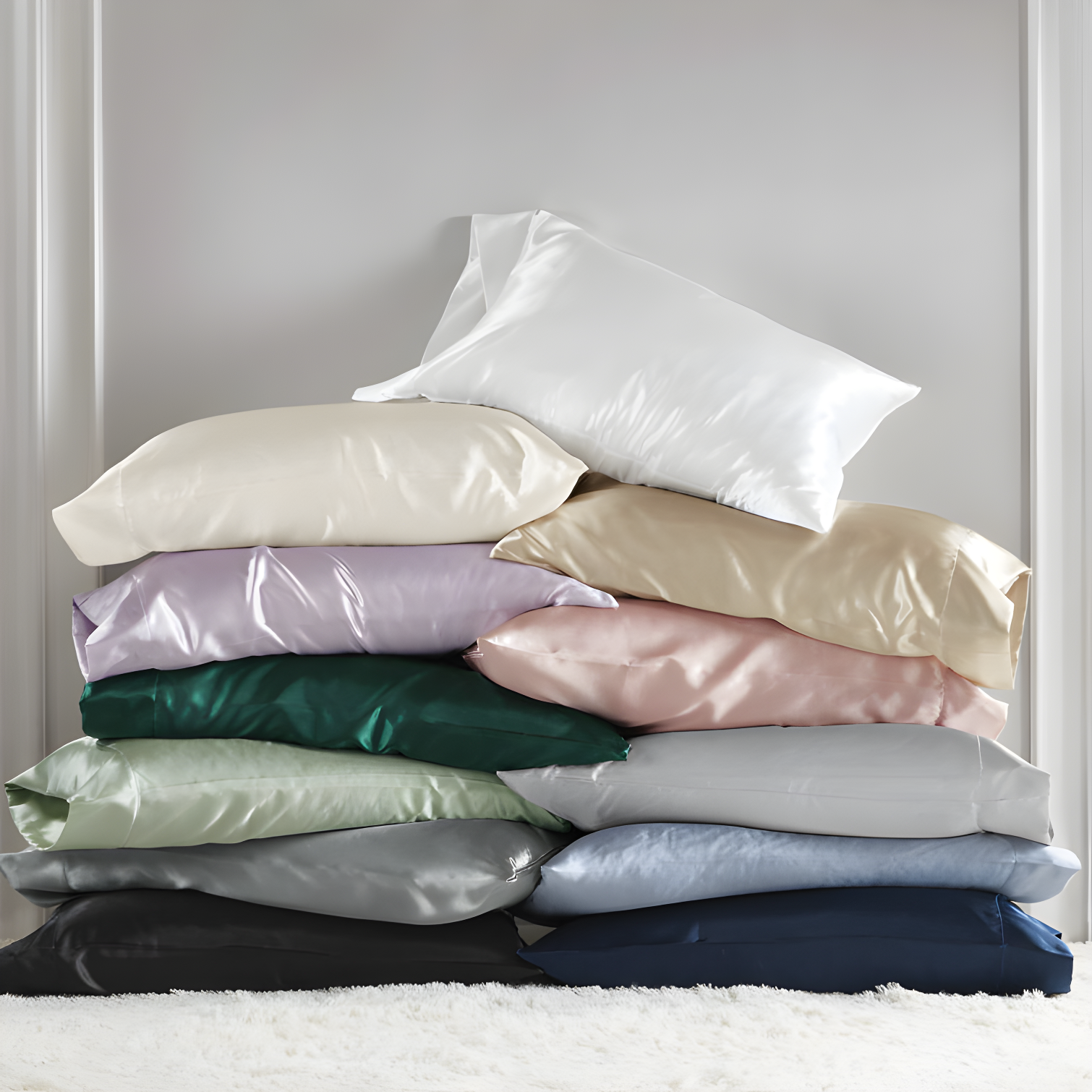 Satin Luxury 2PC Pillowcases (Set of 2)