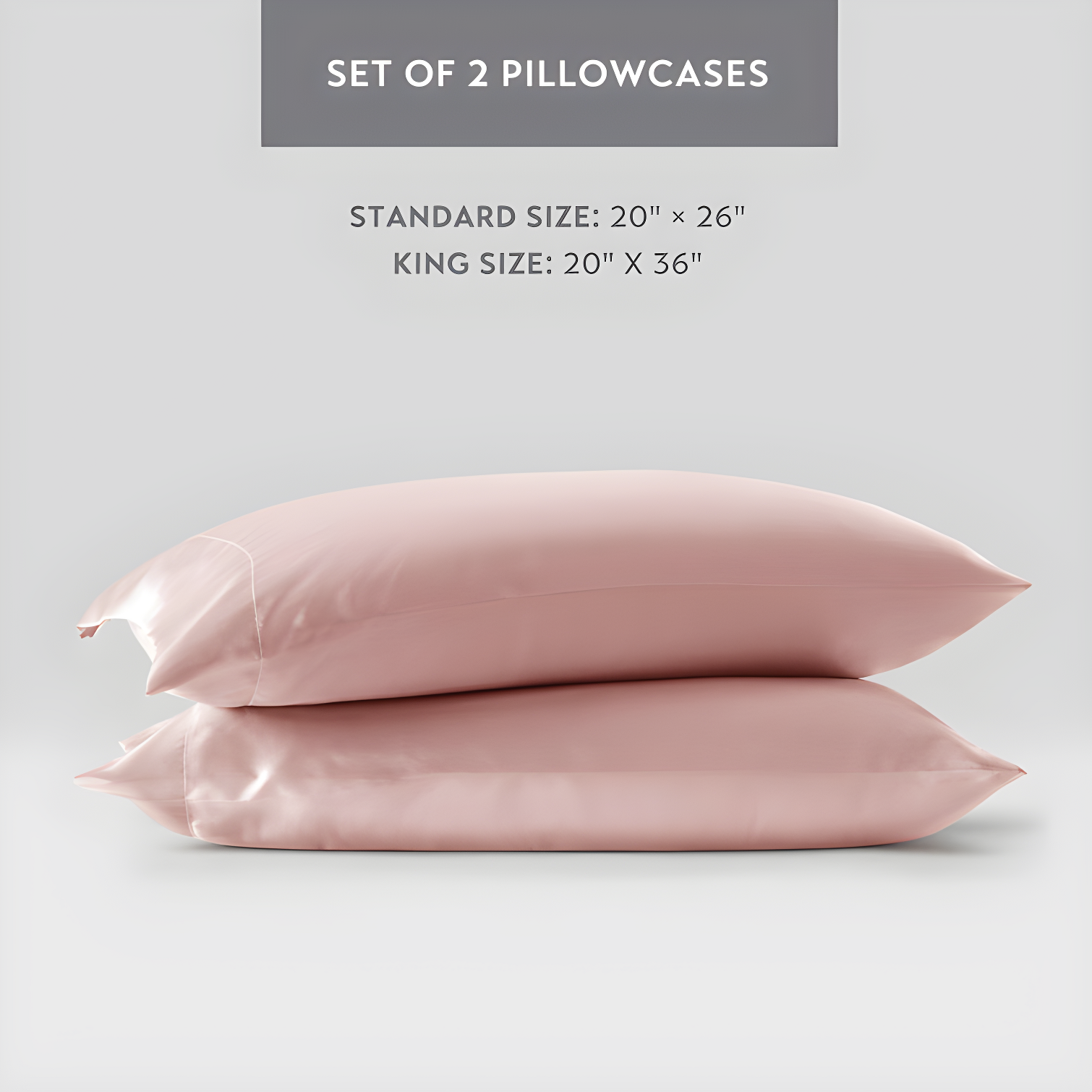Satin Luxury 2PC Pillowcases (Set of 2)