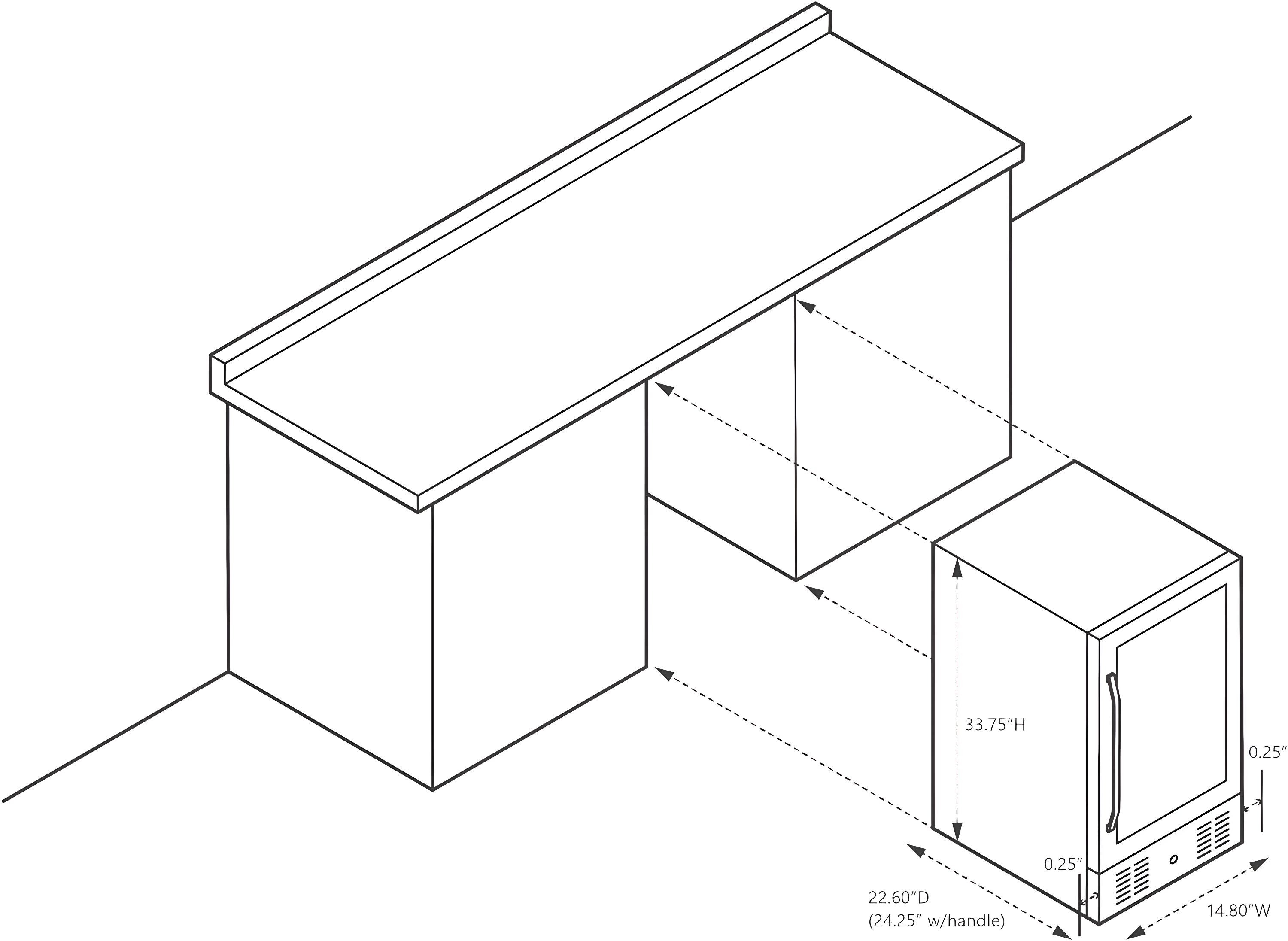 Newair 29 Bottle Stainless Steel Dual Zone Freestanding/Built-In Wine Refrigerator