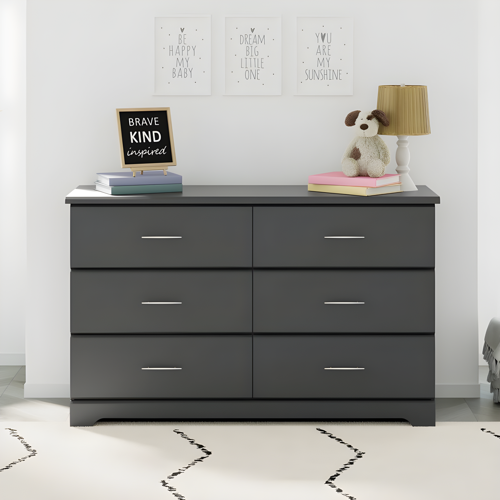 Brookside 6 Drawer Double Dresser