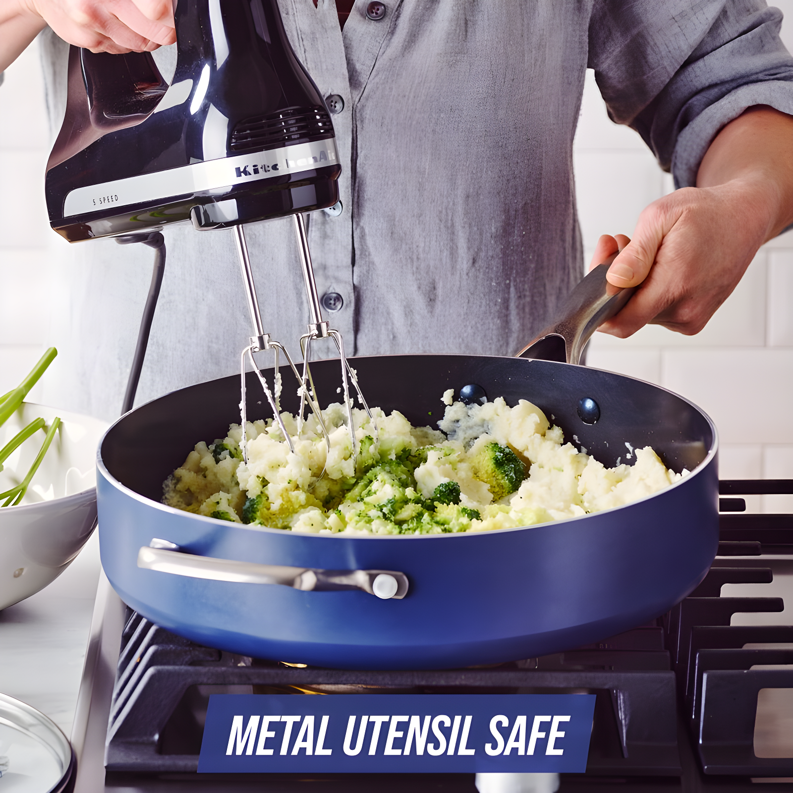 Blue Diamond Blue Diamond 5 qt. Non-Stick Saute Pan with Lid