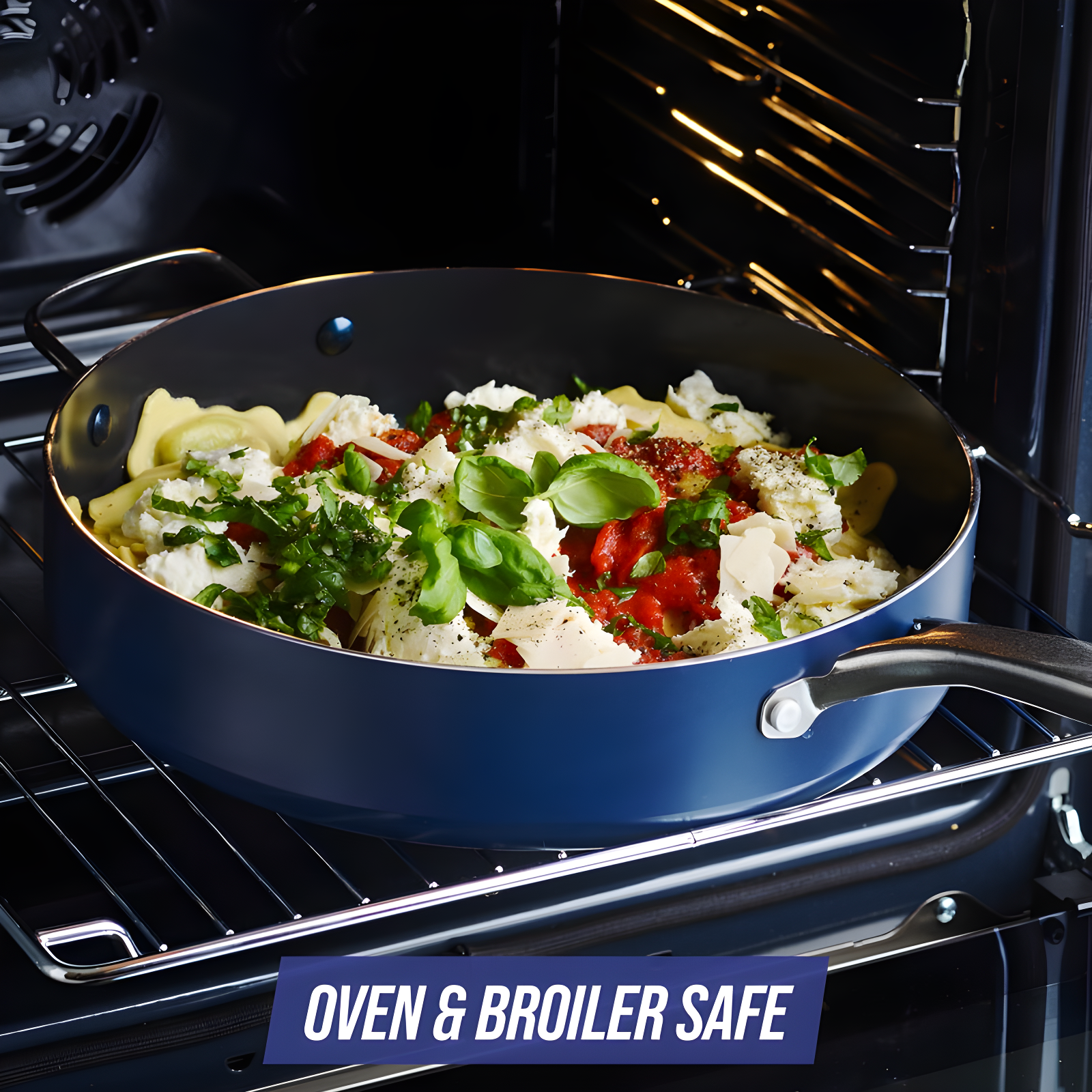 Blue Diamond Blue Diamond 5 qt. Non-Stick Saute Pan with Lid