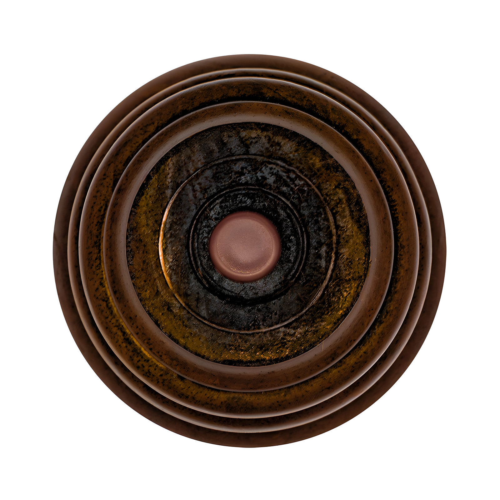 Architectural Products by Outwater L.L.C. 6 in x 4 in Solid Hardwood Round Bun Foot - 1 Piece