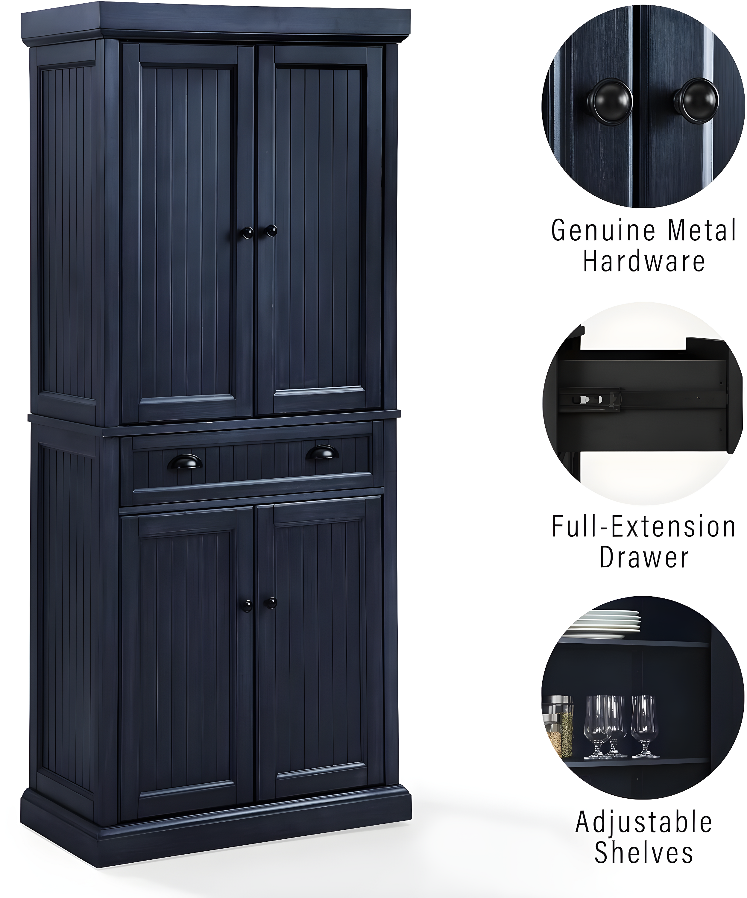 Seaside 72'' Kitchen Pantry