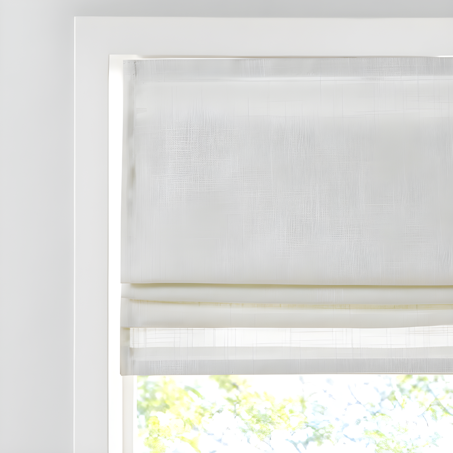 Madison Park Kyler Linen Blend Light Filtering Single Roman Shade