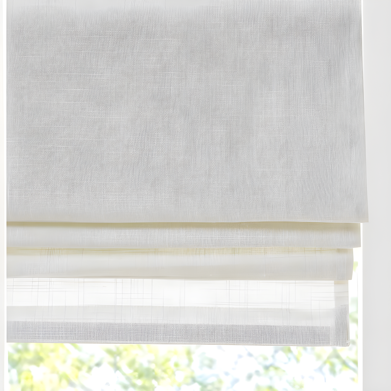 Madison Park Kyler Linen Blend Light Filtering Single Roman Shade