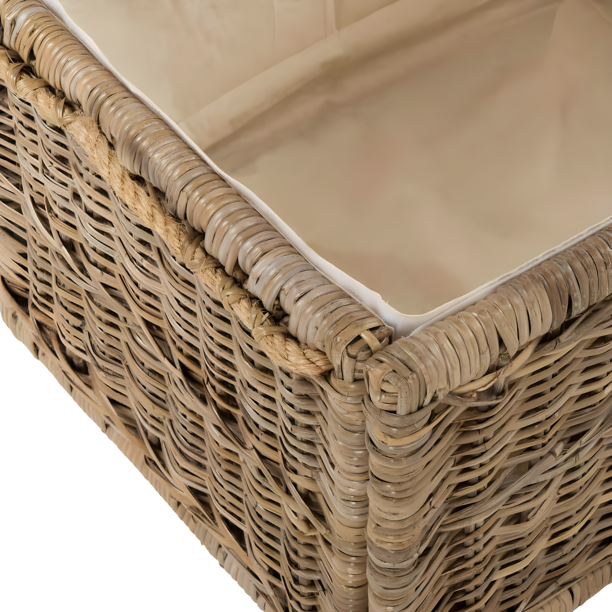 happimess Caden 30" Wicker Storage Trunk, Natural