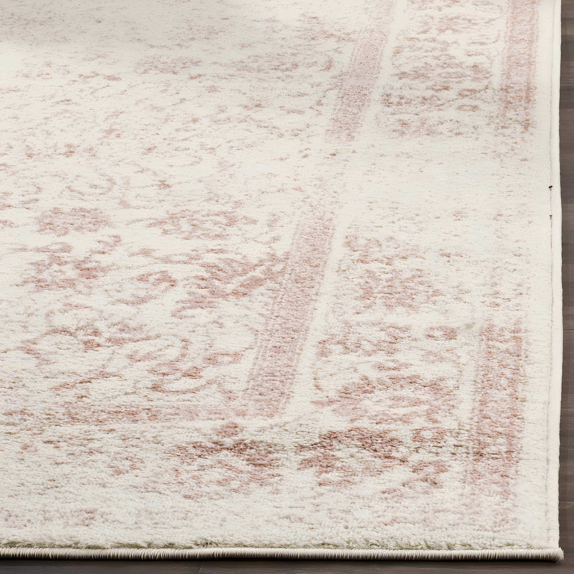 Adirondack ADR109 Machine Made Indoor Area Rug - Ivory/Rose - 8'x10' - Safavieh