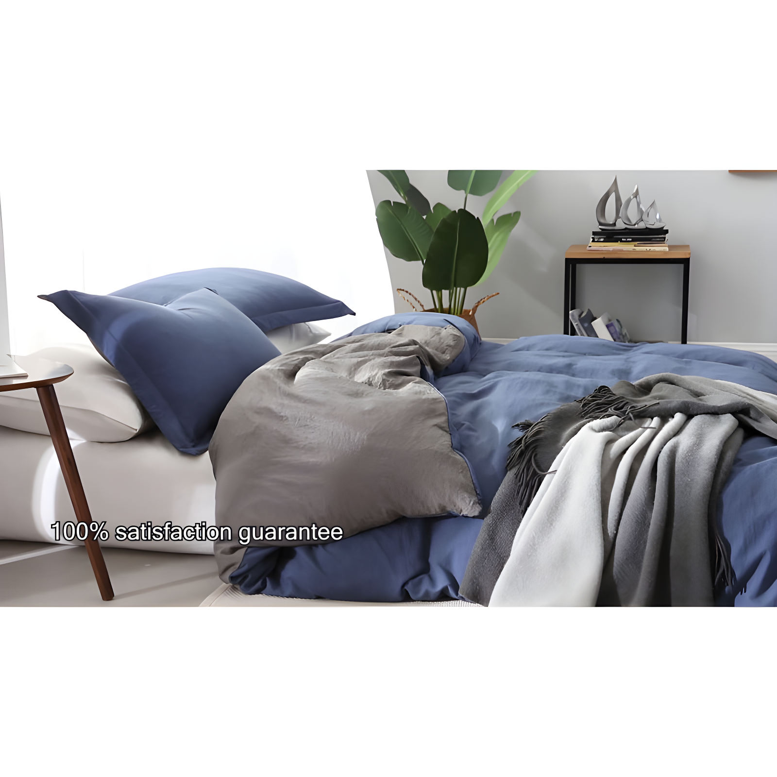 Swift Home Prewashed Microfiber Reversible Duvet Cover Set