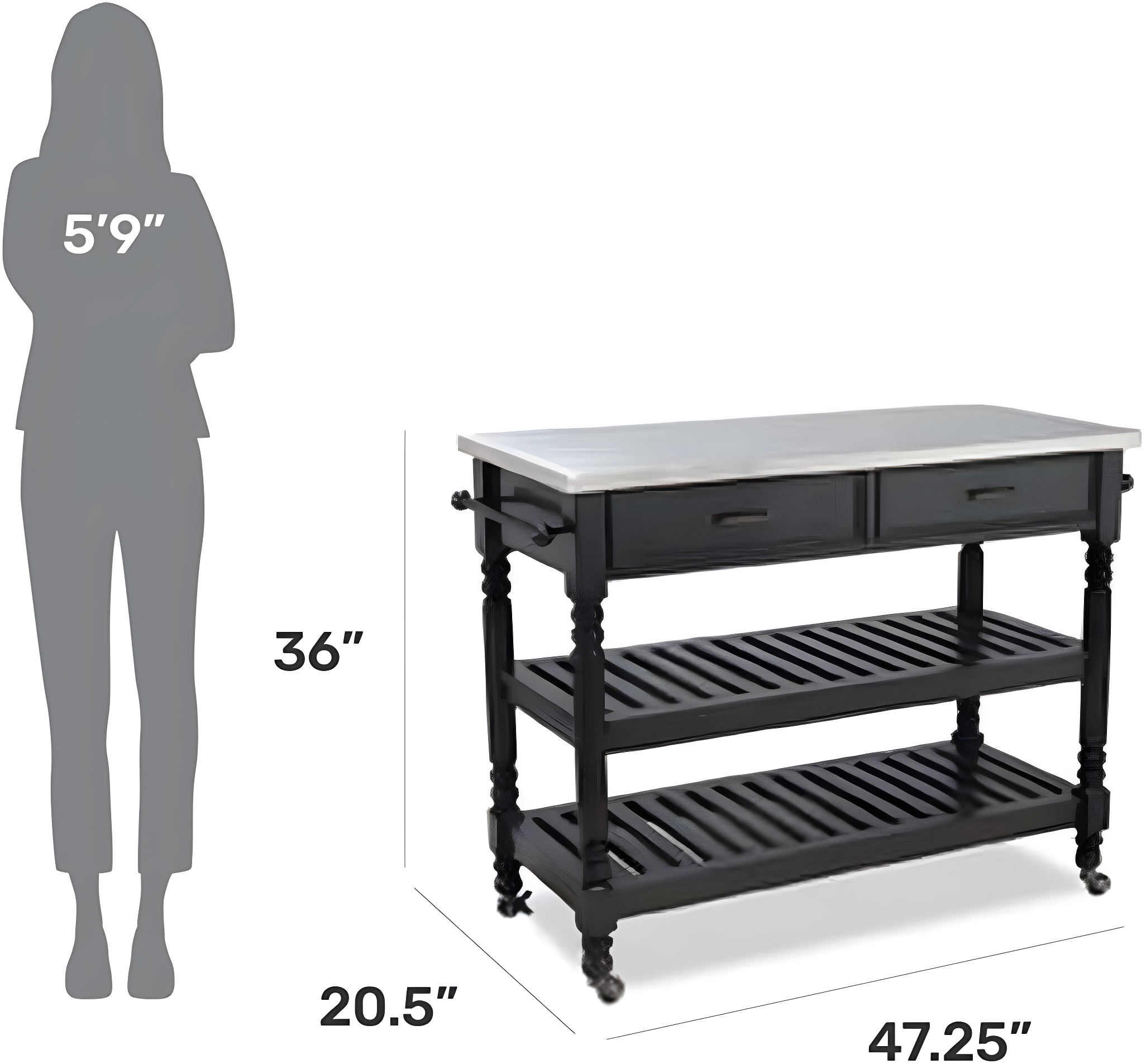 Dobbs Kitchen Cart