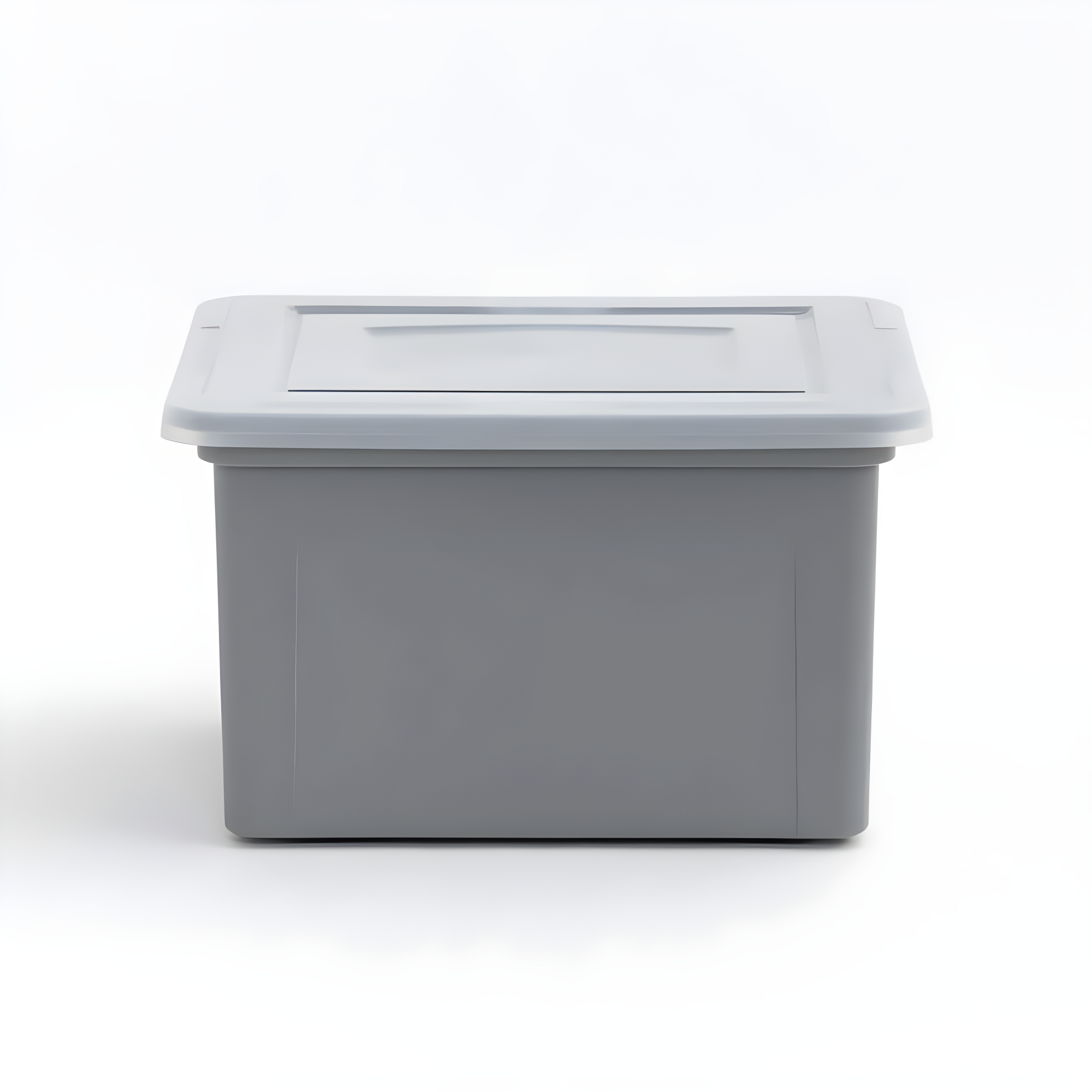 IRIS 32qt 3pk Letter Plastic File Box: Hanging File Folders Storage Bin, File Organizer, Gray, No Assembly Required