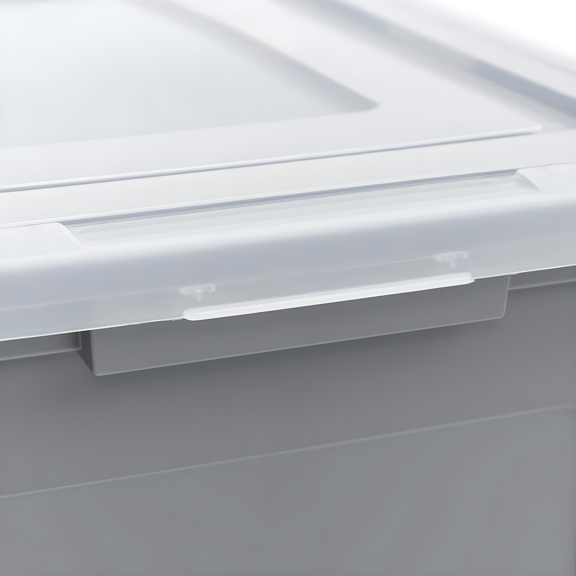 IRIS 32qt 3pk Letter Plastic File Box: Hanging File Folders Storage Bin, File Organizer, Gray, No Assembly Required