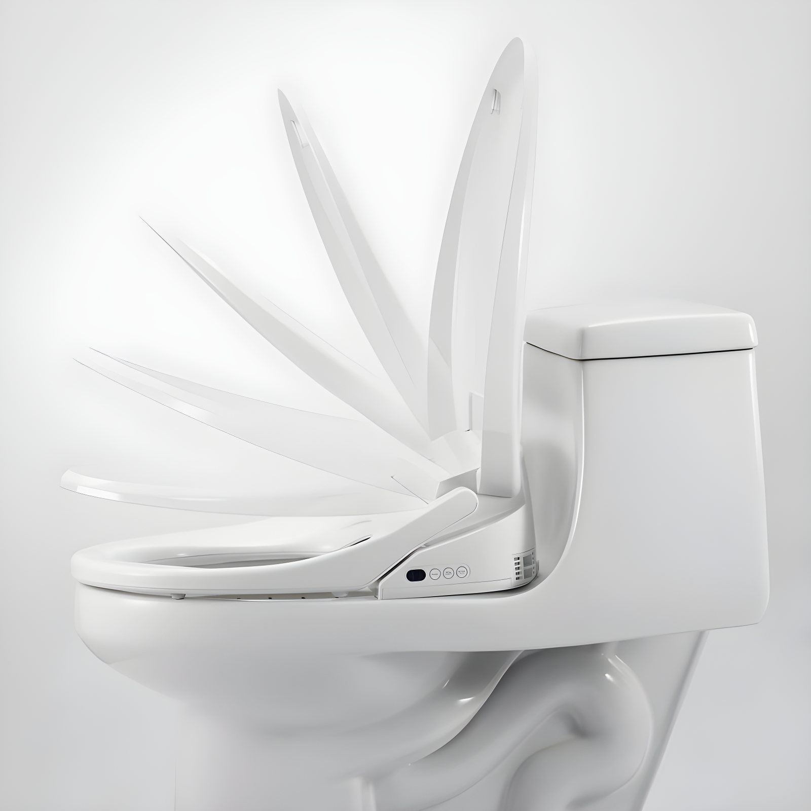 Brondell S1400-RW Swash 1400 Luxury Bidet Toilet Seat Round