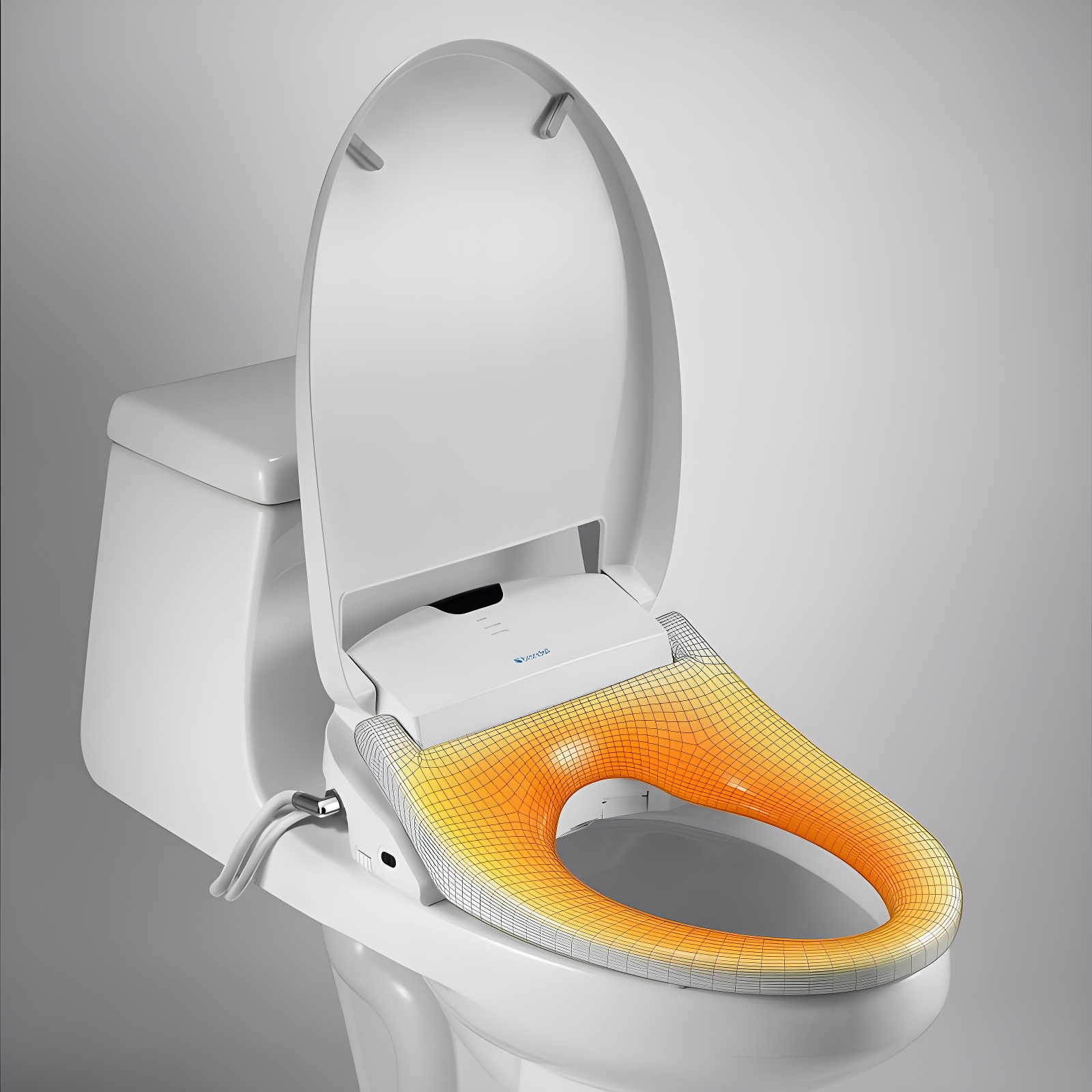 Brondell S1400-RW Swash 1400 Luxury Bidet Toilet Seat Round