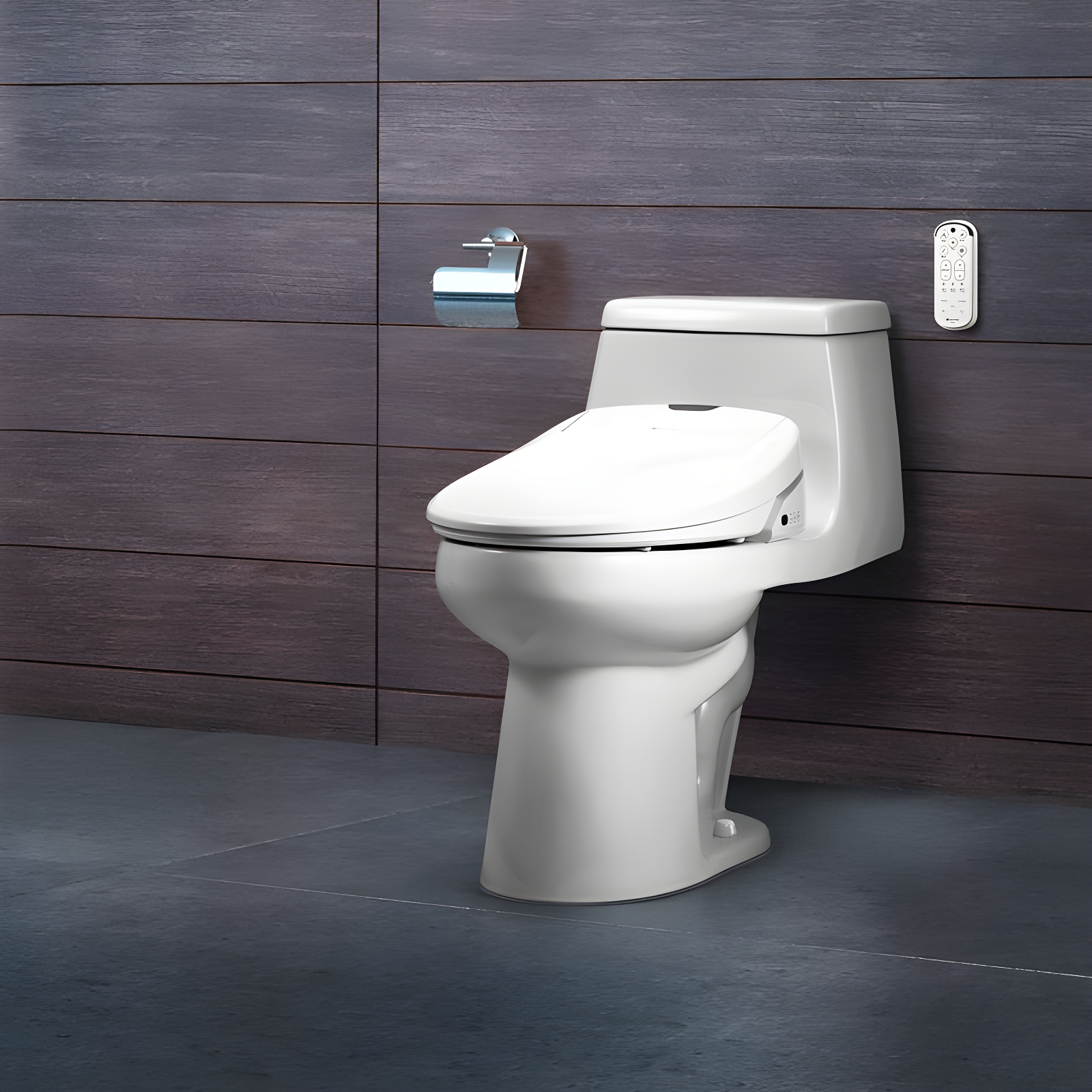 Brondell S1400-RW Swash 1400 Luxury Bidet Toilet Seat Round