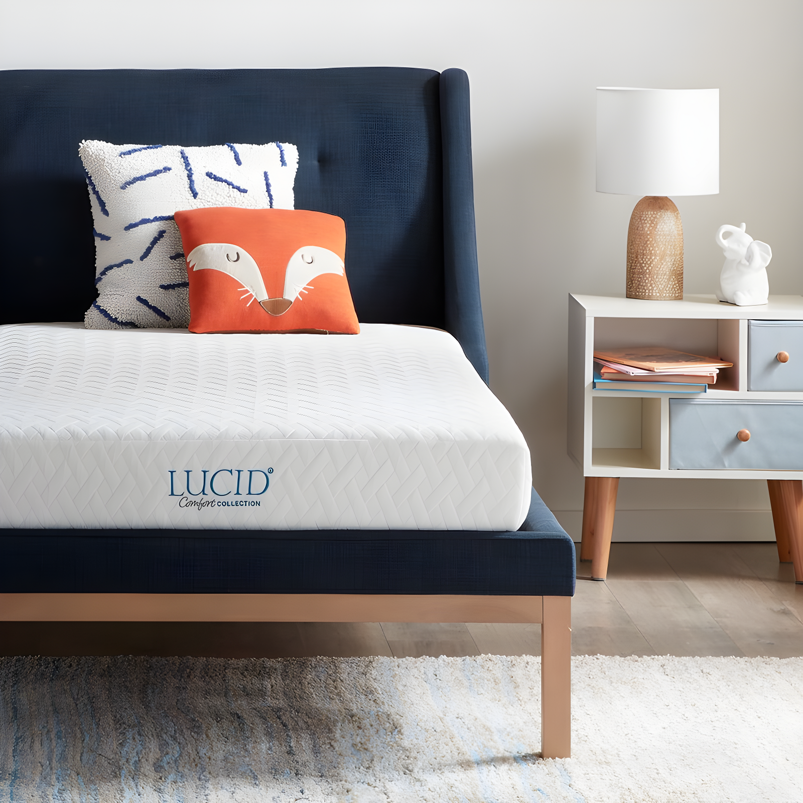 LUCID Firm Cooling Gel infused Memory Foam Mattresses