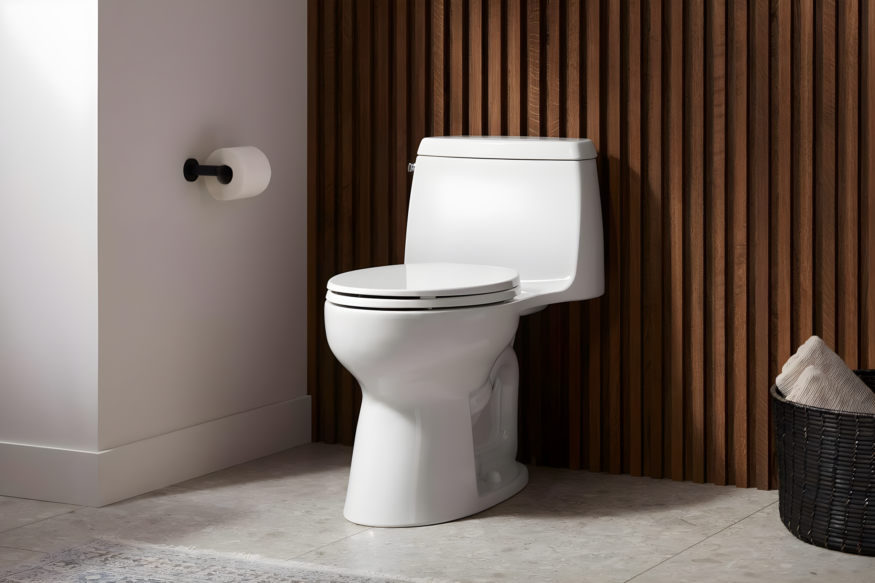 Kohler Brevia Quiet-Close Toilet Seat with Grip-Tight Bumpers and Quick-Attach Hardware
