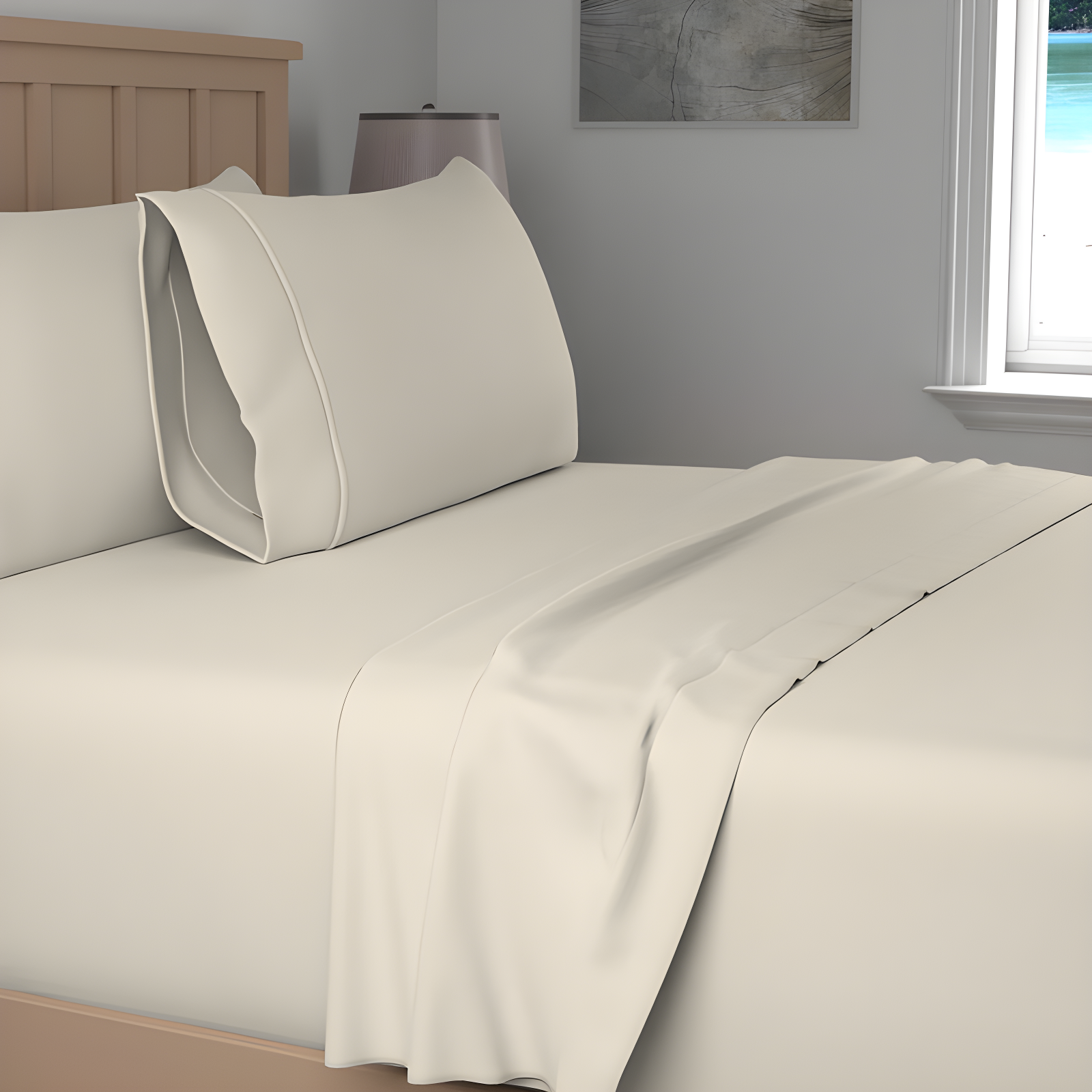 Color Sense 100% Cotton Ultra-Light Flat Sheet
