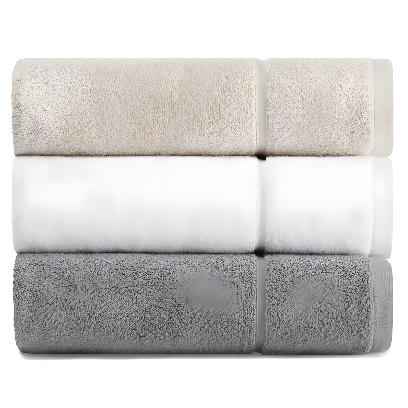 Vera Wang Modern Lux 3 Piece 100% Cotton Towel Set