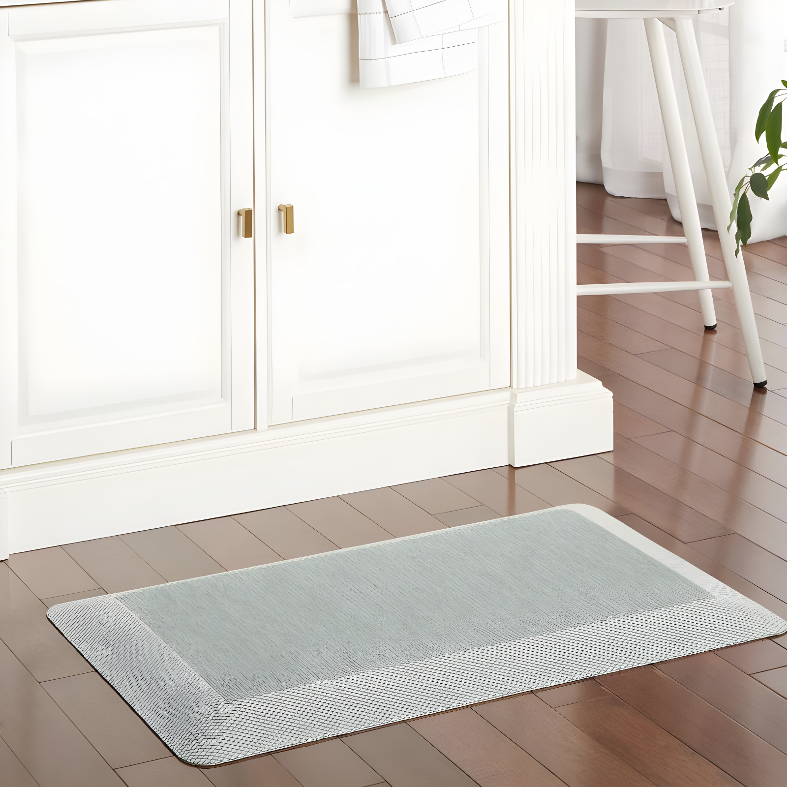 Martha Stewart Mira Modern Heathered Anti-Fatigue Air-Infused Kitchen Mat