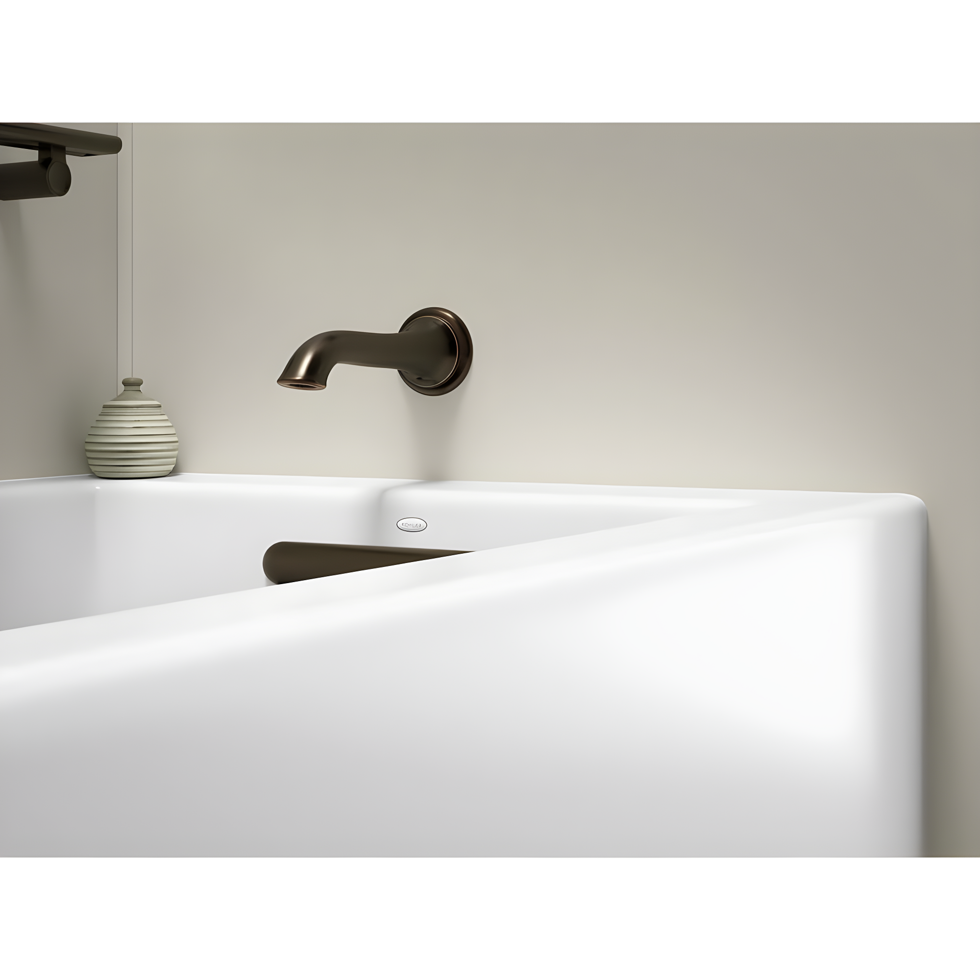 Underscore 60" x 32" Alcove Soaking Bathtub