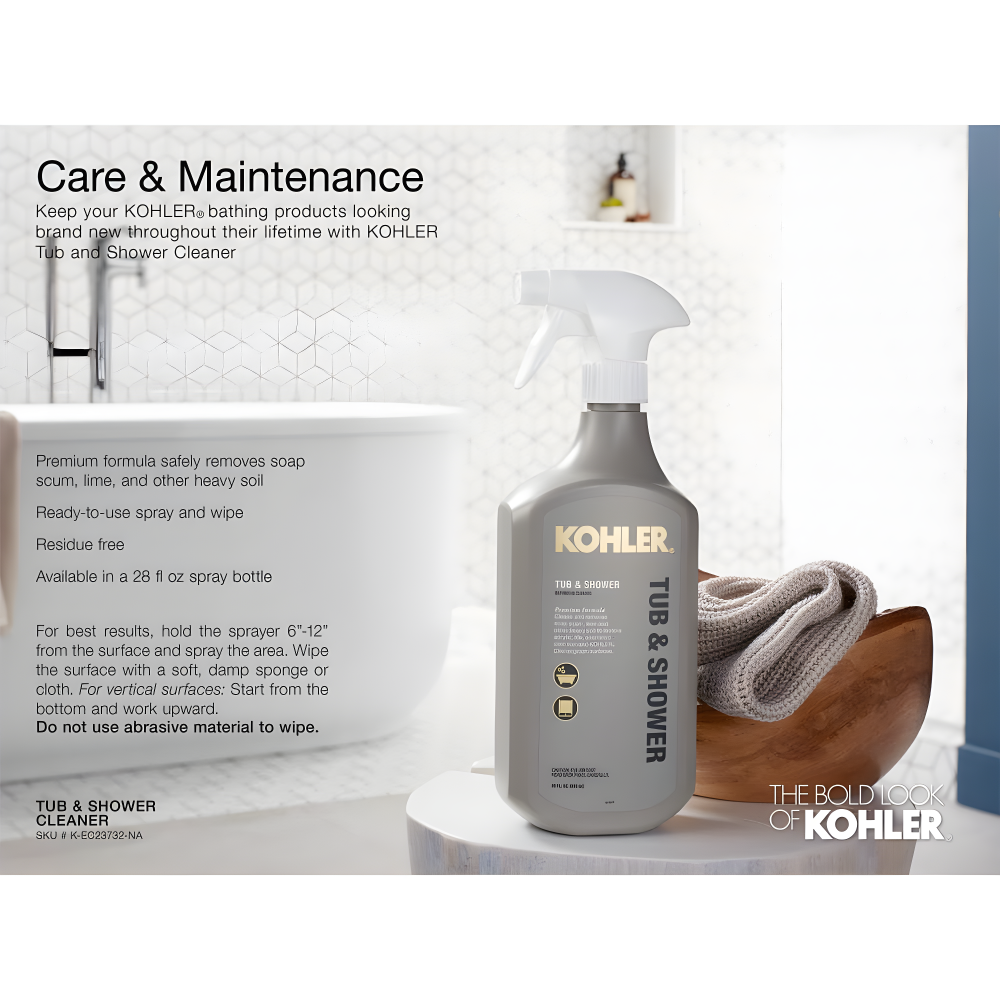 Underscore 60" x 32" Alcove Soaking Bathtub