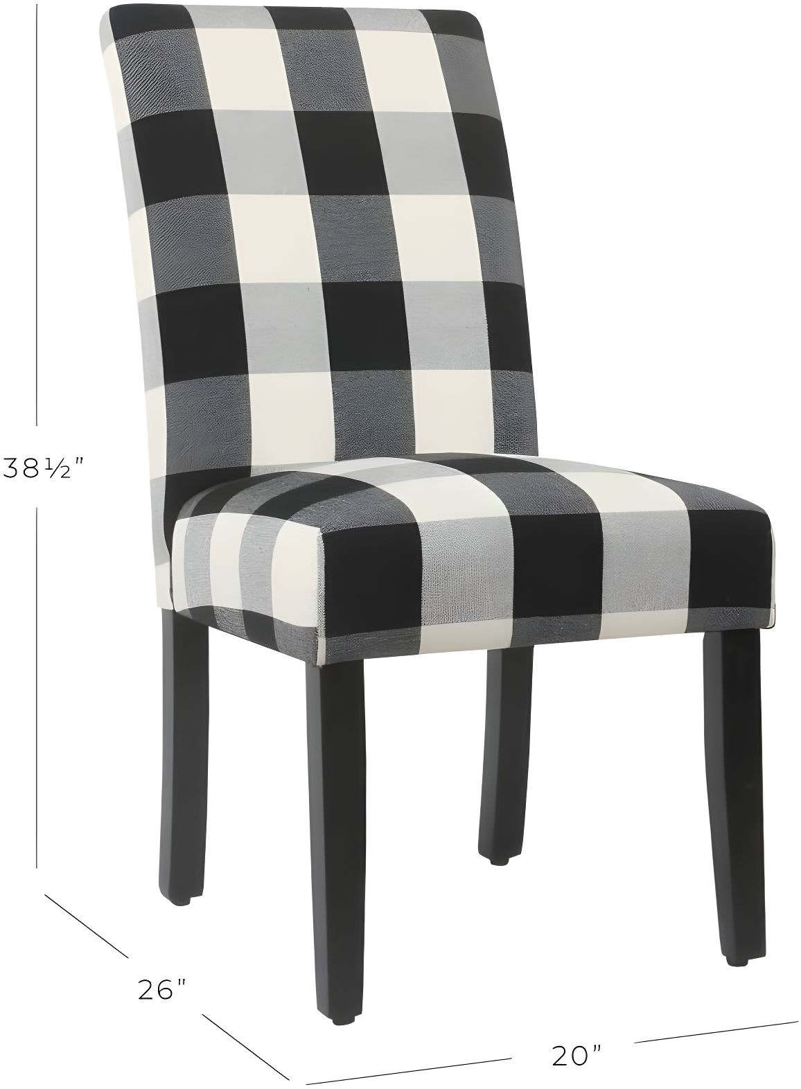 Gracie Oaks Gossner Montgomery Upholstered Parsons Dining Chair (Set of 2)