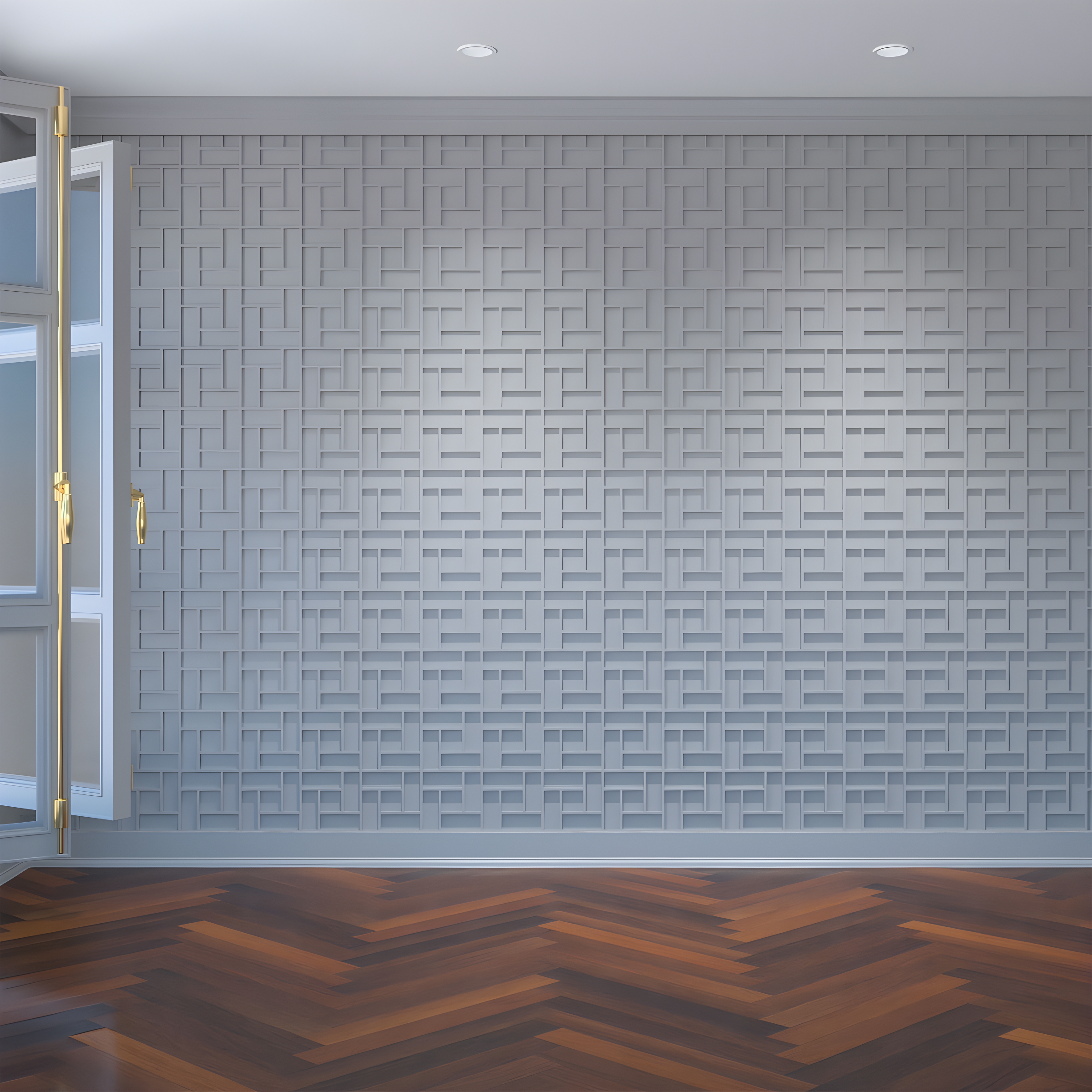 Sheffield Architectural Grade PVC Decorative Fretwork Wall Panel