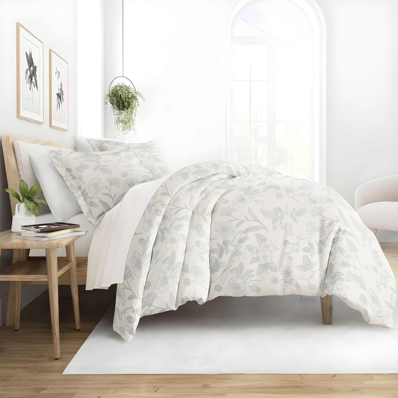 Home Garden Pattern Duvet Cover Set