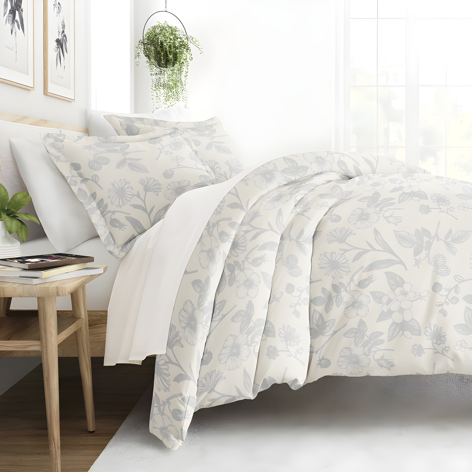 Home Garden Pattern Duvet Cover Set